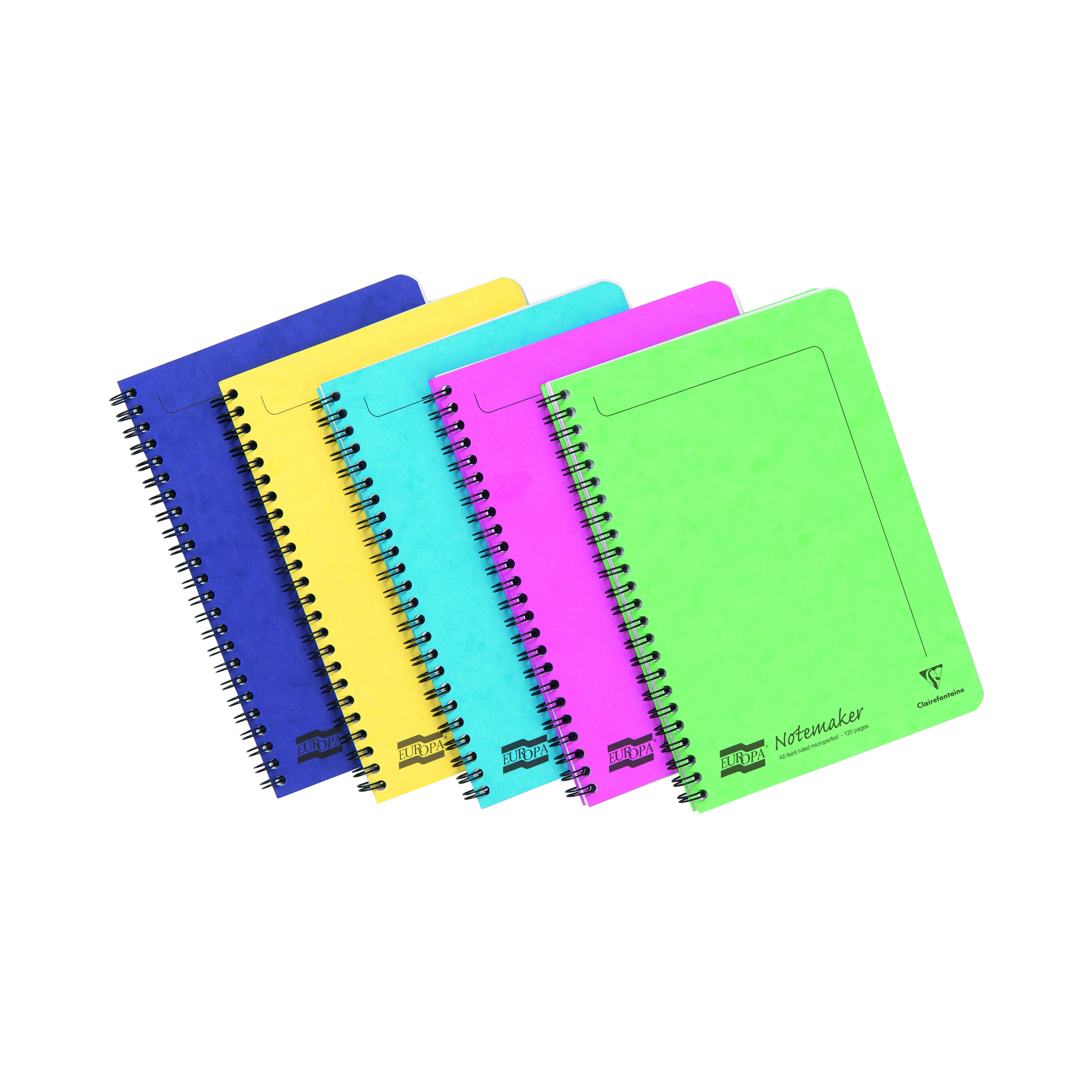 Clairefontaine+Europa+Notemaker+A5+Assortment+C+%28Pack+of+10%29+3155