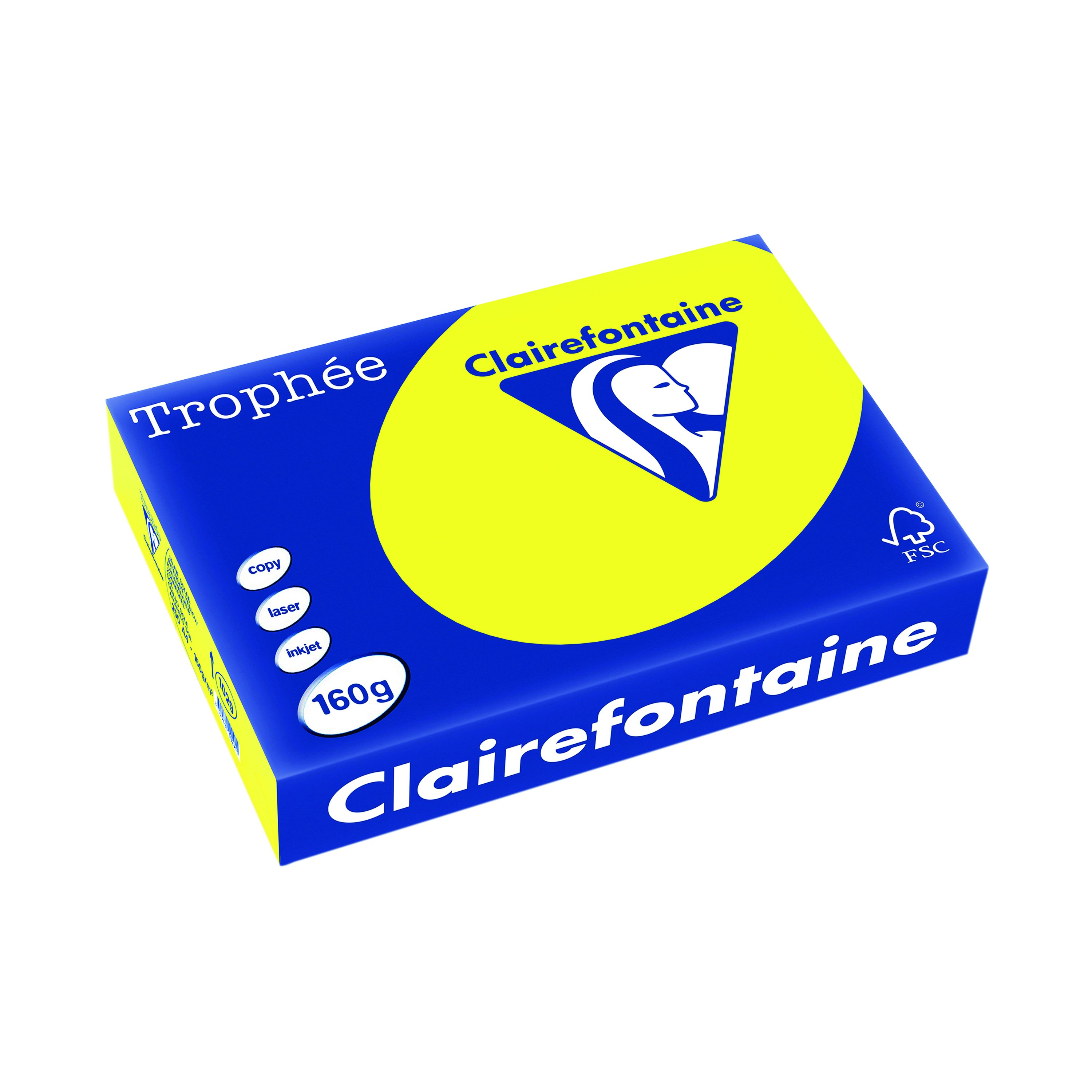 Trophee+Card+A4+160gm+Intensive+Yellow+%28Pack+of+250%29+1029C