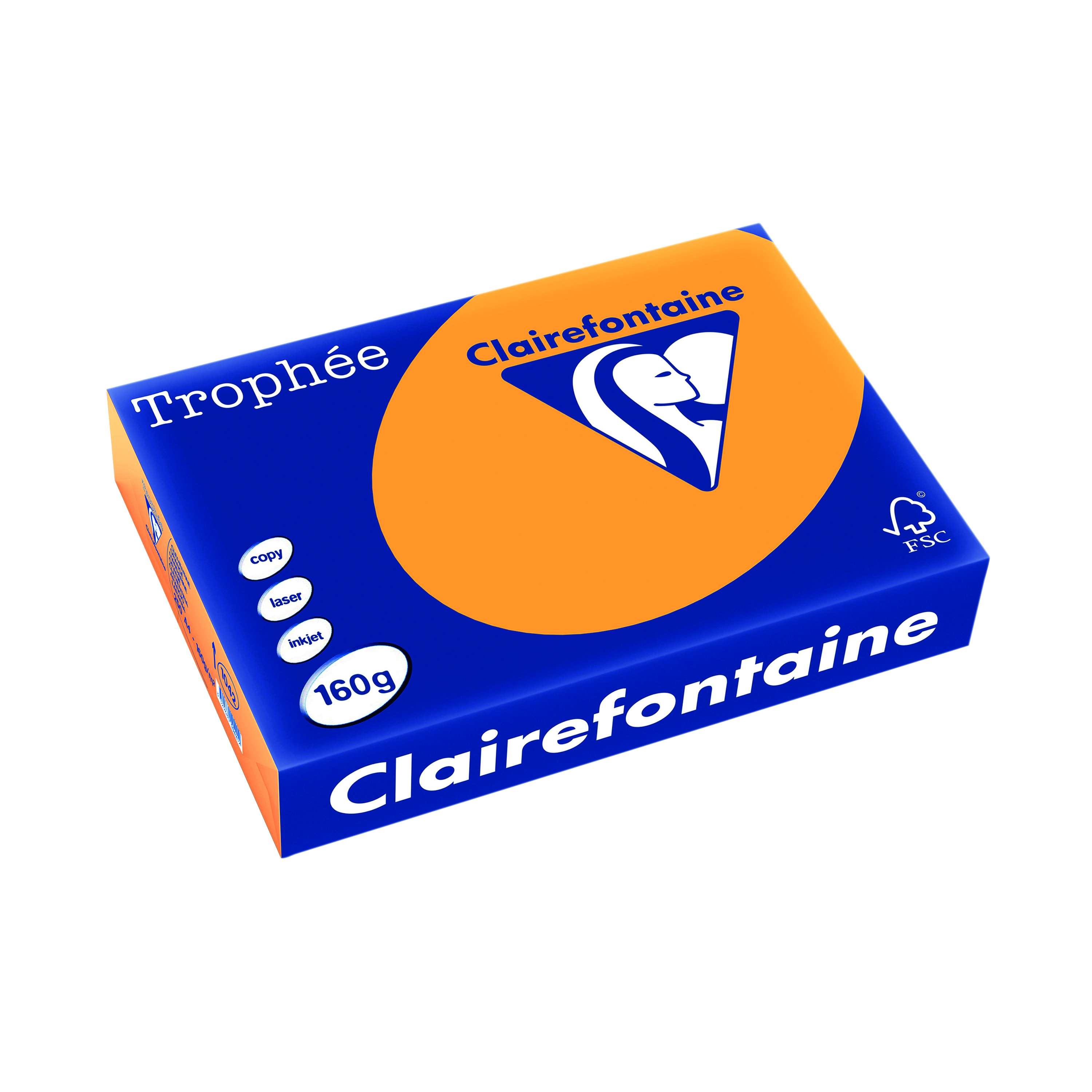 Trophee+Card+A4+160gm+Orange+%28Pack+of+250%29+1042C