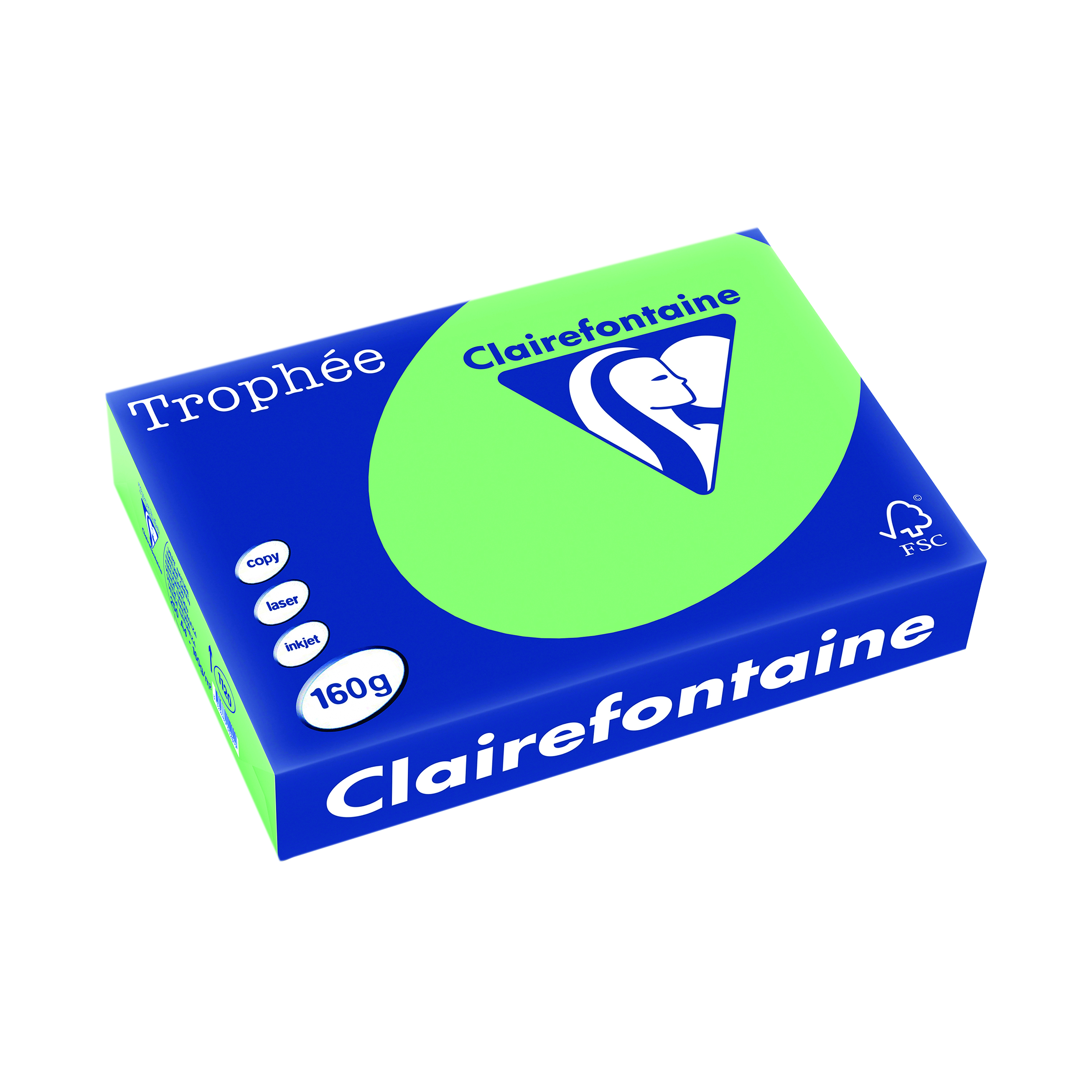 Trophee+Card+A4+160gm+Natural+Green+%28Pack+of+250%29+1120C