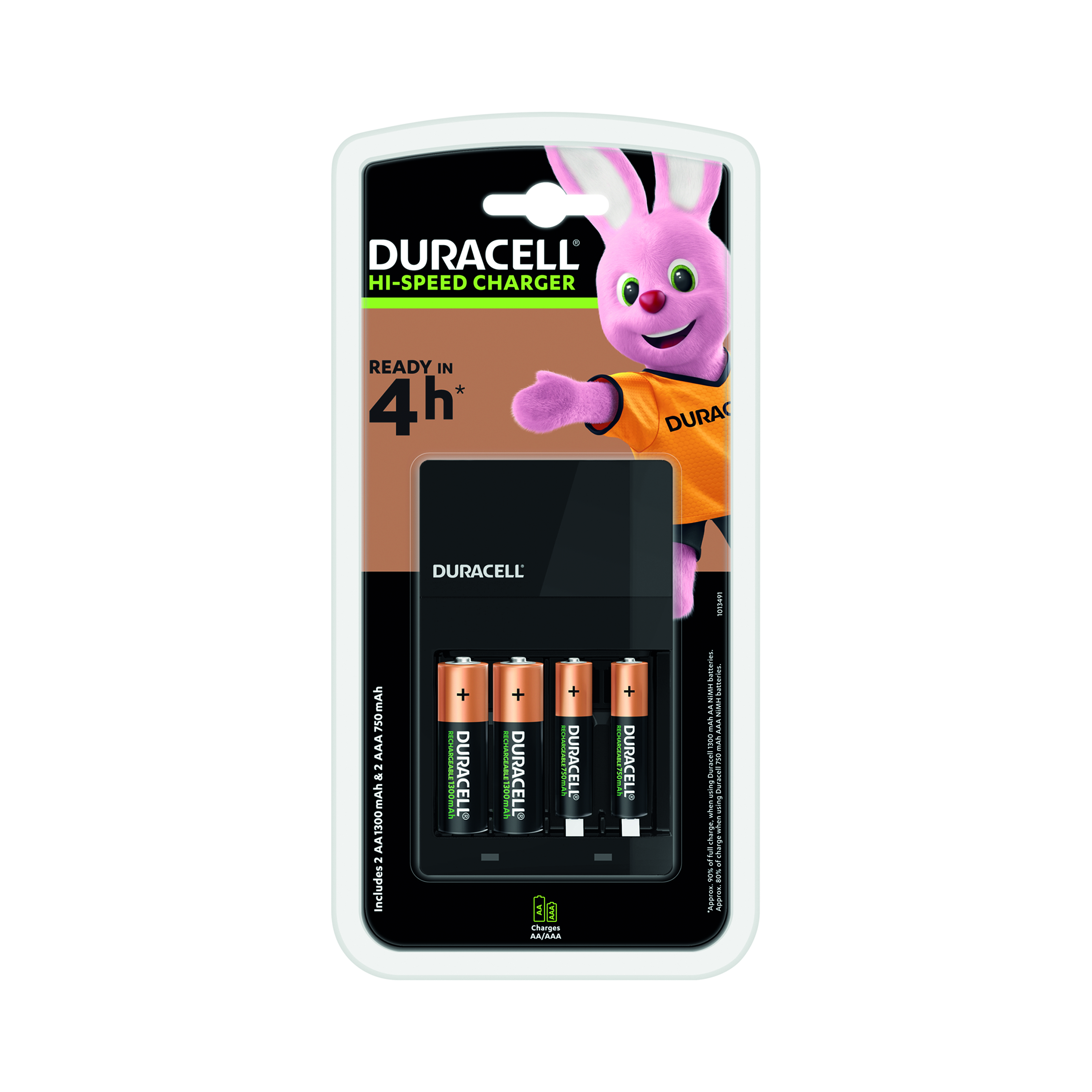 Duracell+4+Hour+Battery+Charger+CEF14+with+2x+AA%2F2x+AAA+Batteries+5004979
