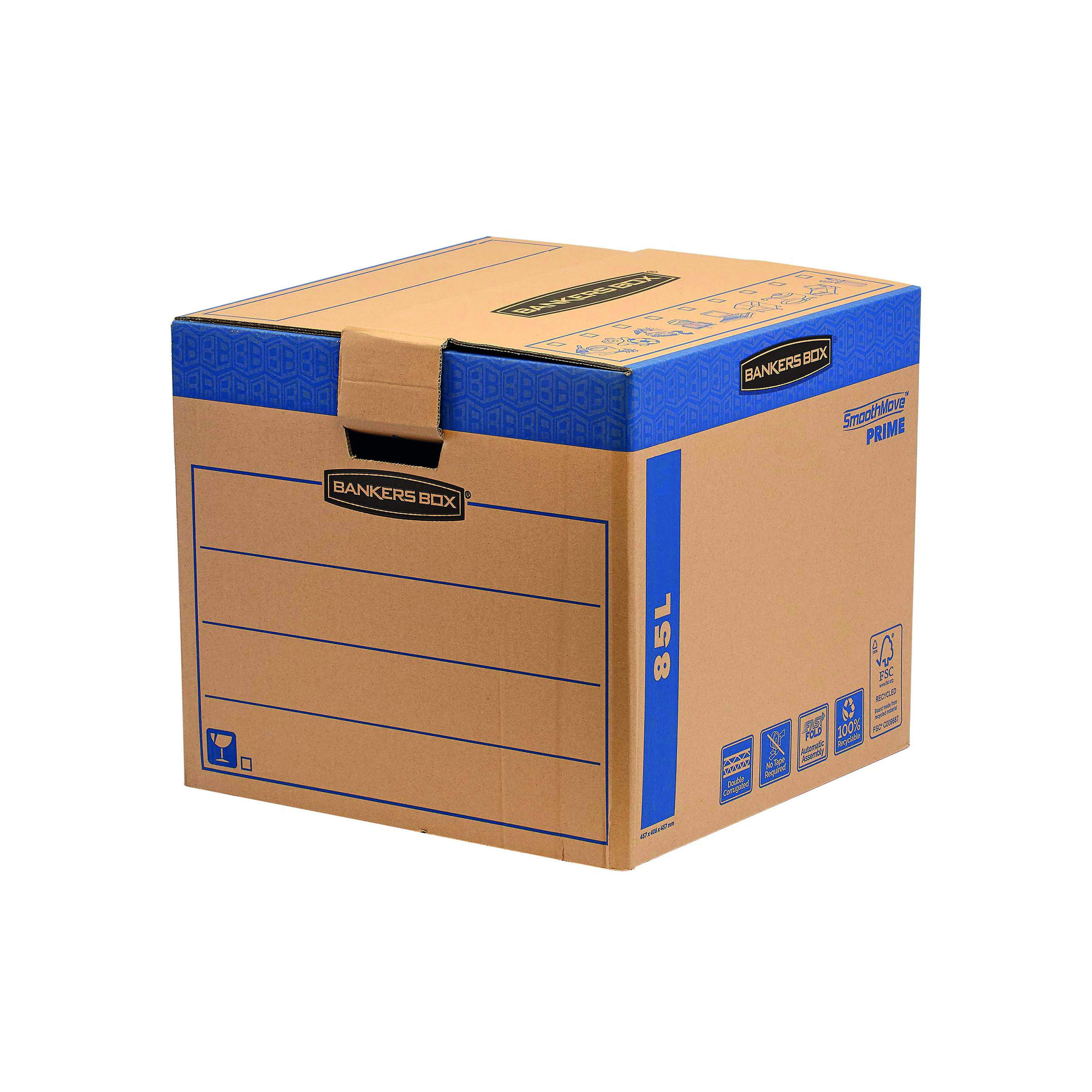 Bankers+Box+SmoothMove+Fastfold+Removal+Box+Large+85+Litre+Brown%2FBlue+%28Pack+of+5%29+6205301