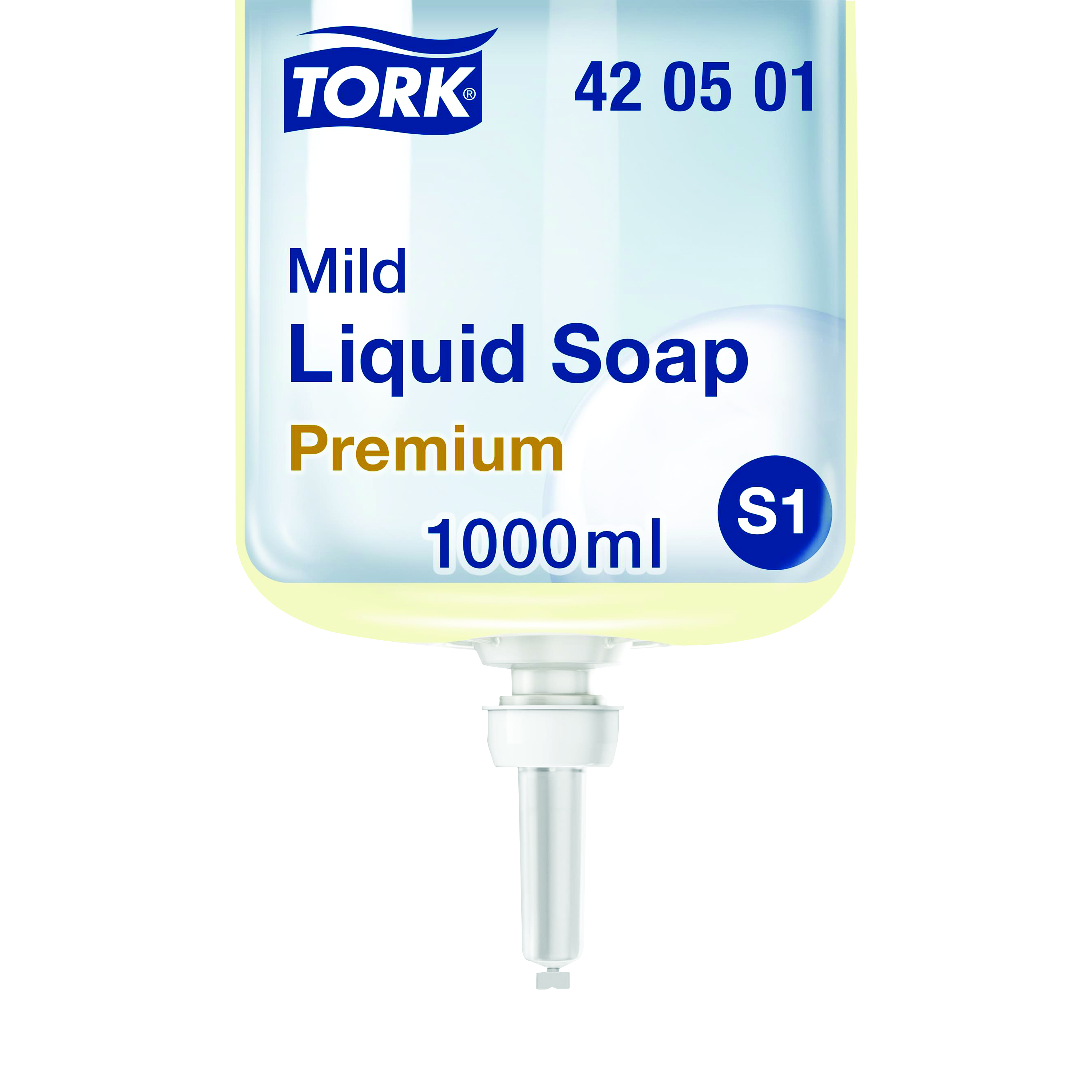 Tork+Mild+Liquid+Hand+Soap+Refill+S1+1+Litre+%28Pack+of+6%29+420501