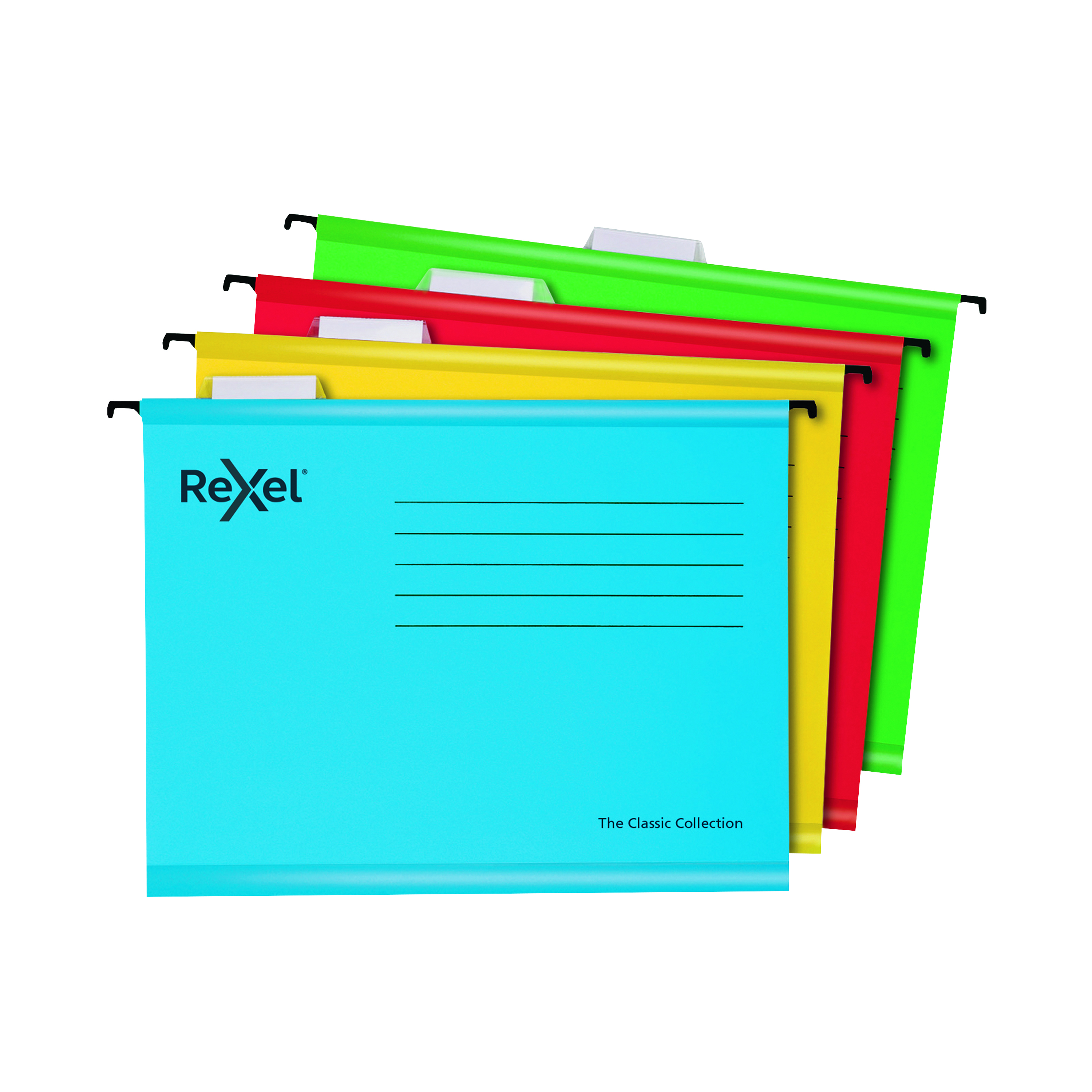 Rexel+Classic+Suspension+Files+A4+Assorted+%28Pack+of+10%29+2115585