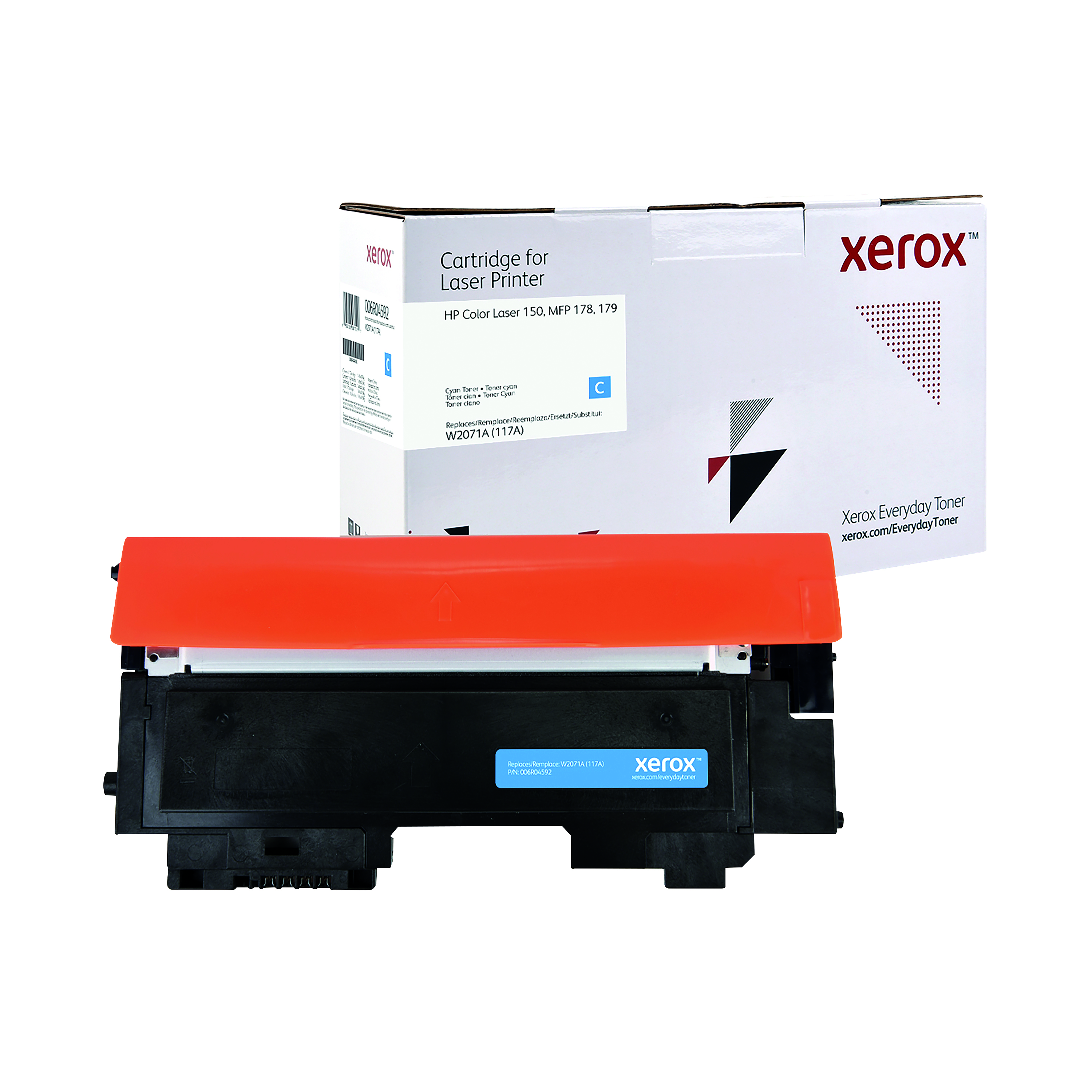 Xerox+Everyday+Replacement+Toner+Cartridge+Cyan+For+HP+W2071A+006R04592