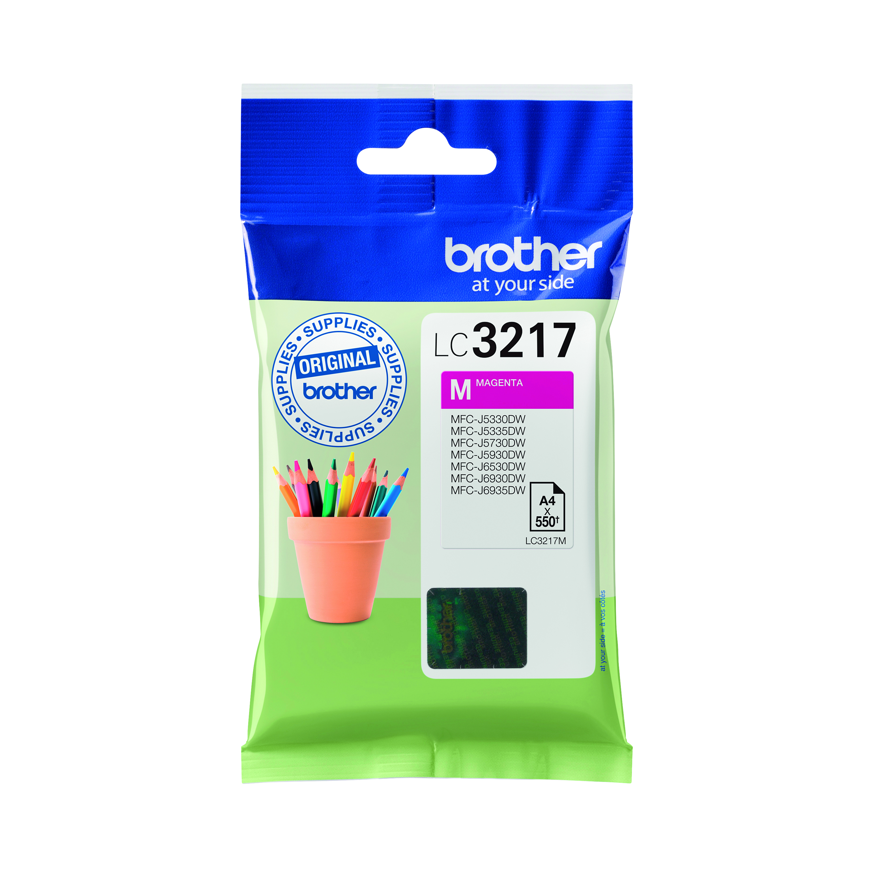 Brother+LC3217M+Inkjet+Cartridge+Magenta+LC3217M