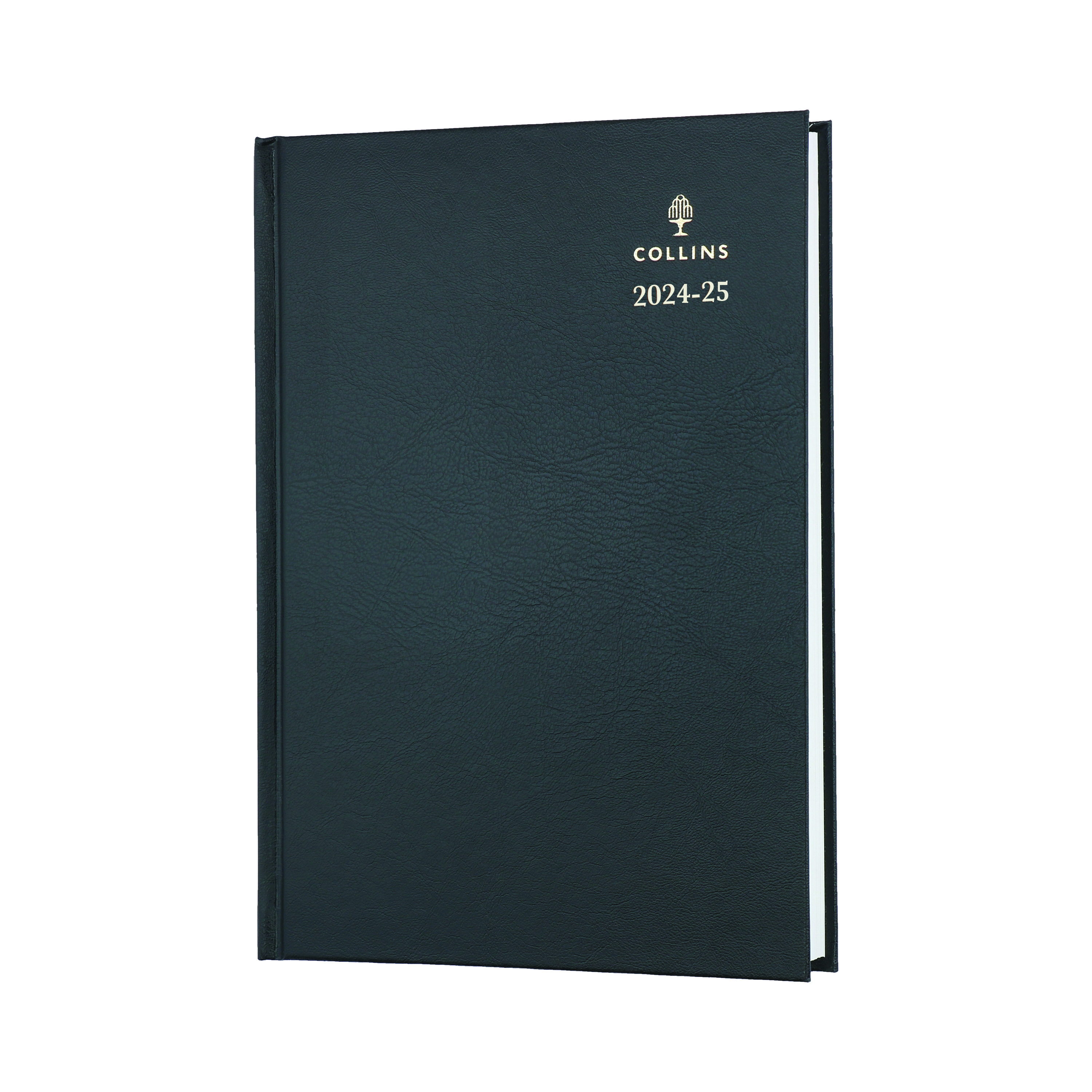 Collins+Academic+Diary+Day+Per+Page+A5+Black+24-25+52MBLK24