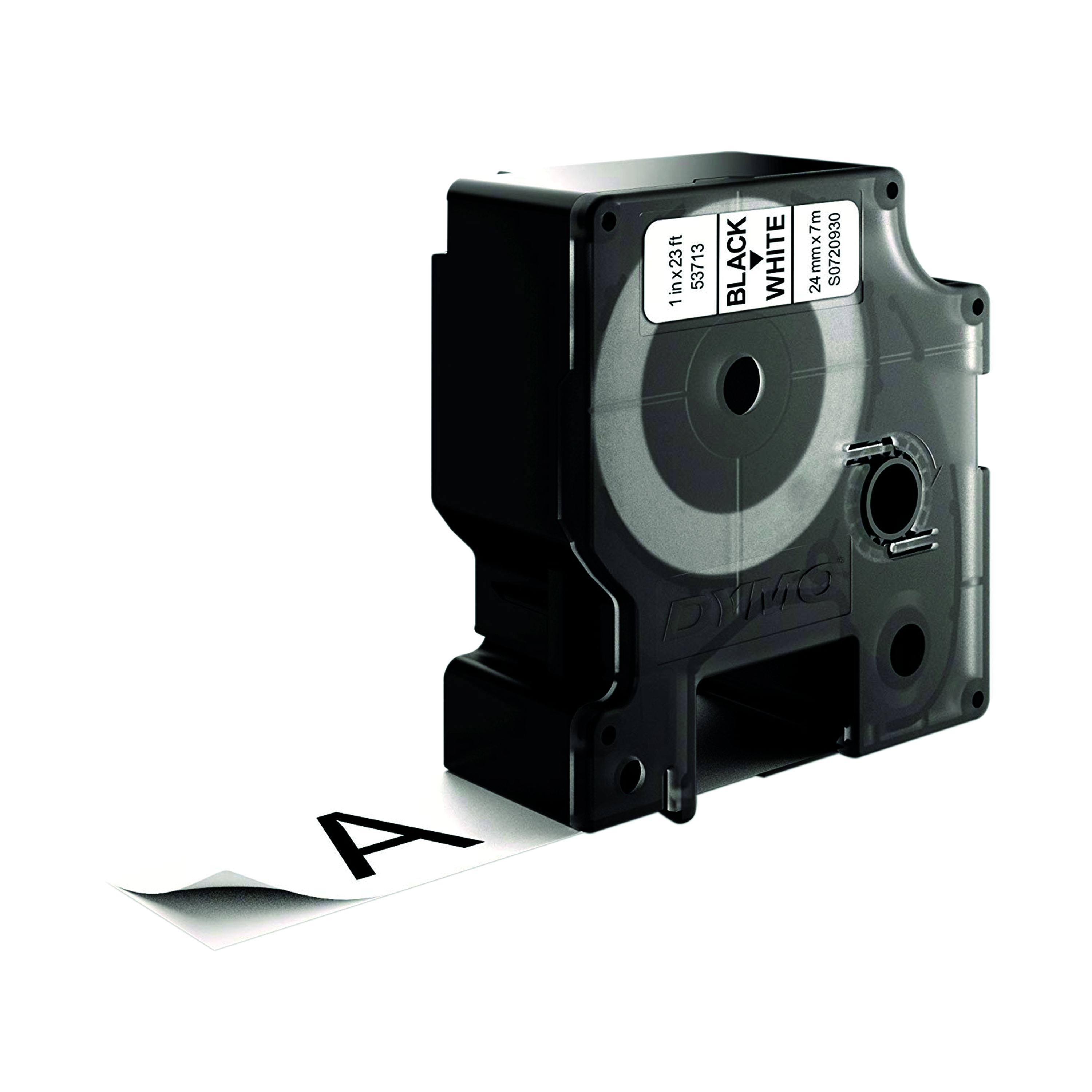Dymo+53713+D1+LabelMaker+Tape+24mm+x+7m+Black+on+White+S0720930