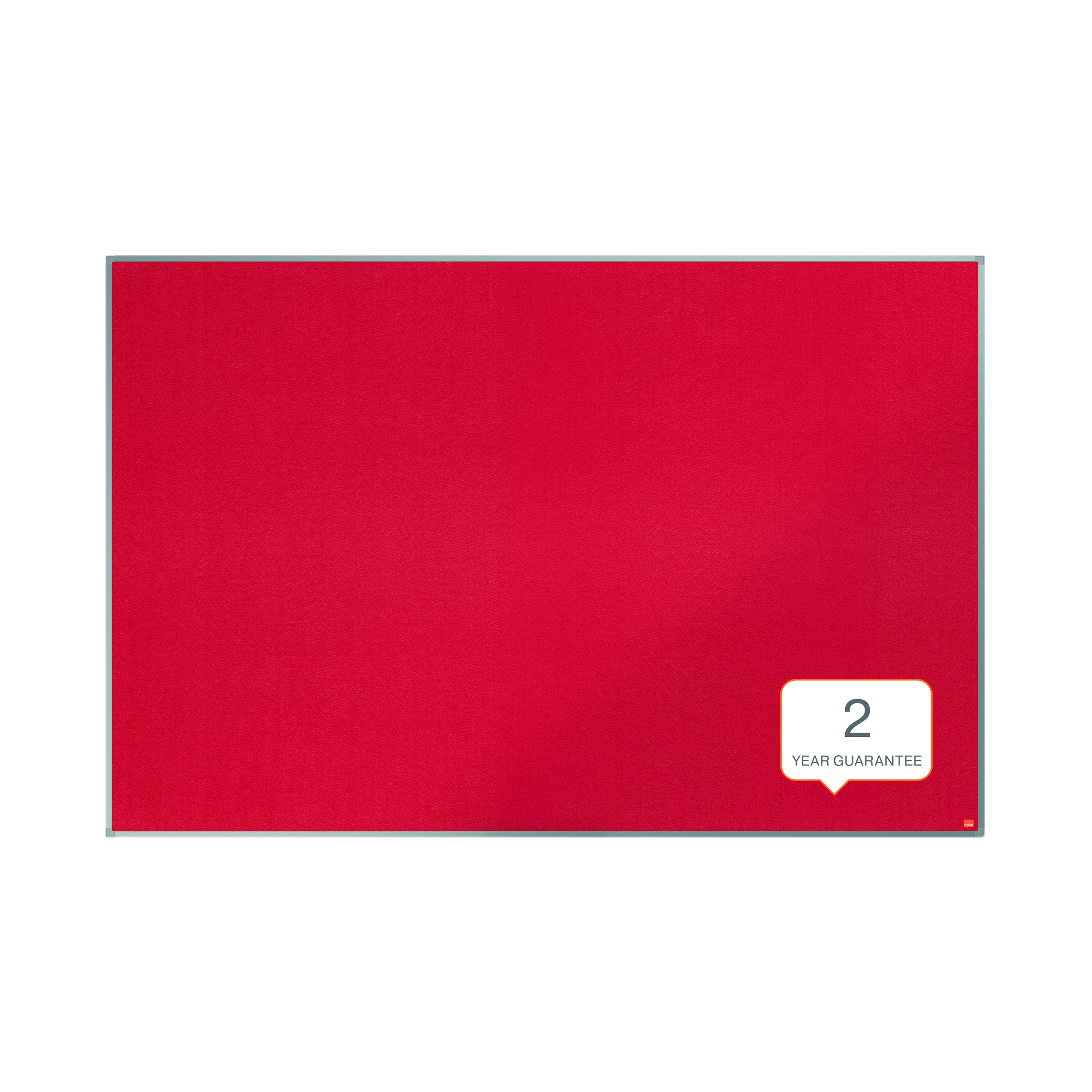 Nobo+Essence+Felt+Notice+Board+1800x1200mm+Red+1904068