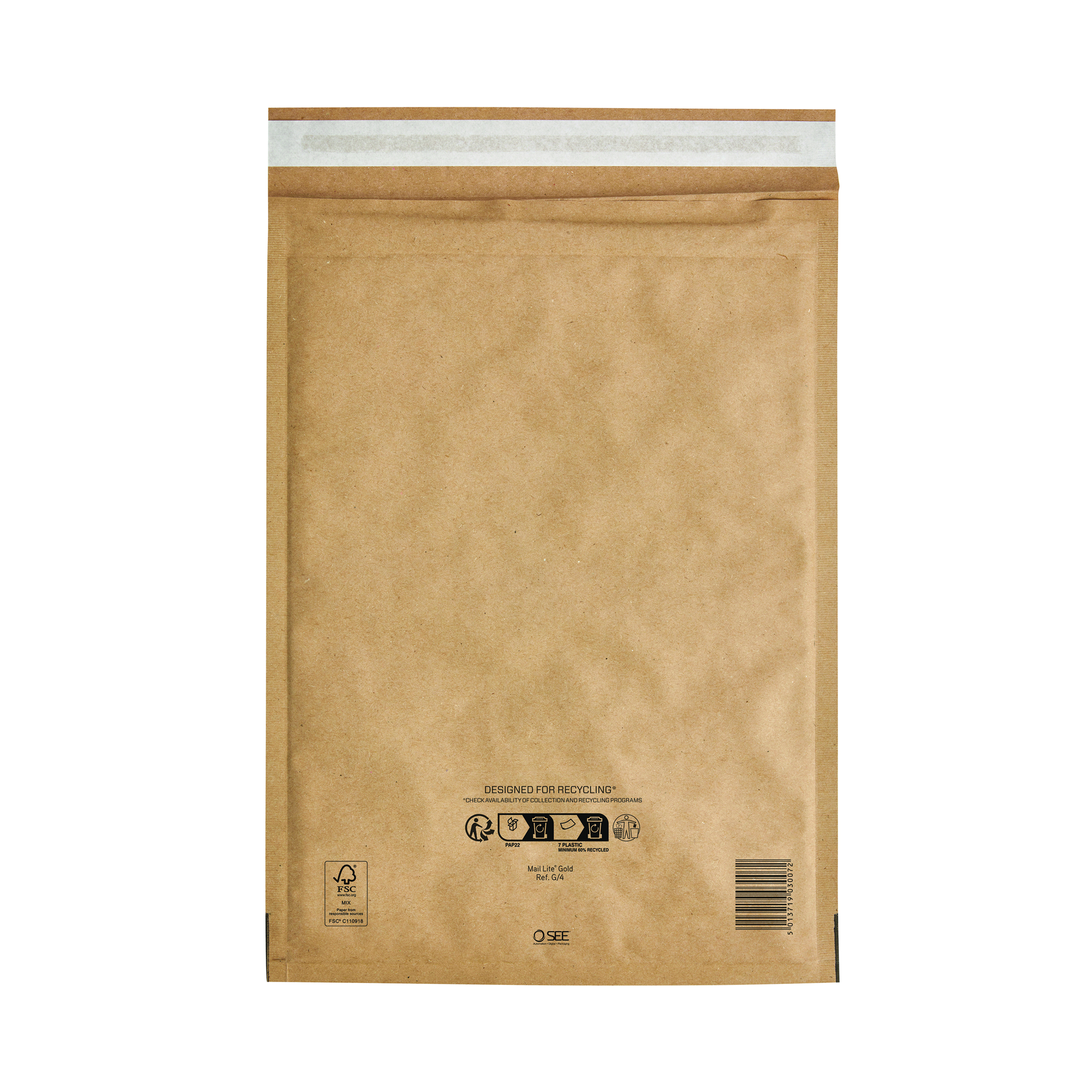 Sealed+Air+Bubble+Lined+Postal+Bag+Gold+240x330mm+MLG+G4+%28Pack+of+50%29+103027406