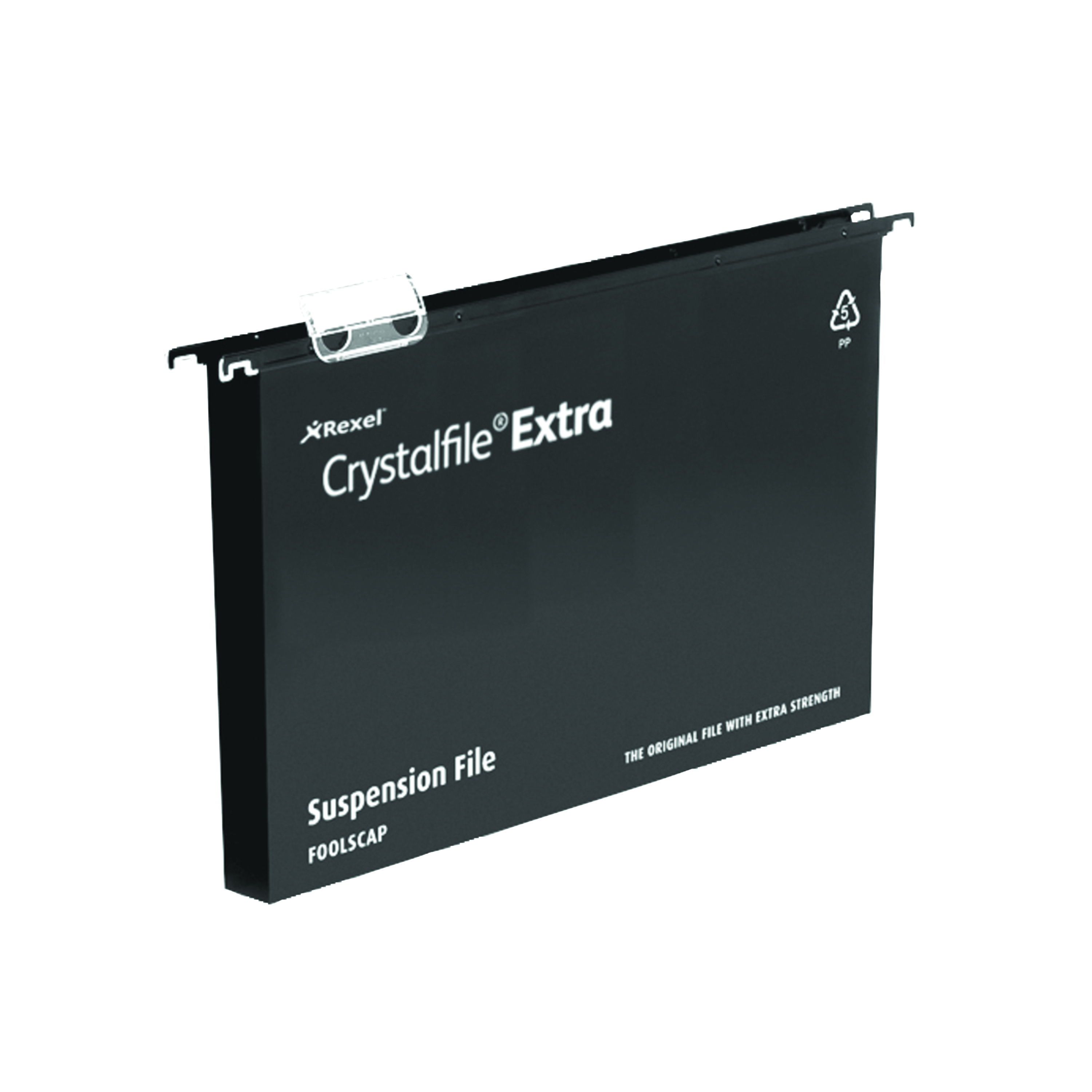 Rexel+Crystalfile+Extra+30mm+Suspension+File+Black+%28Pack+of+25%29+3000081