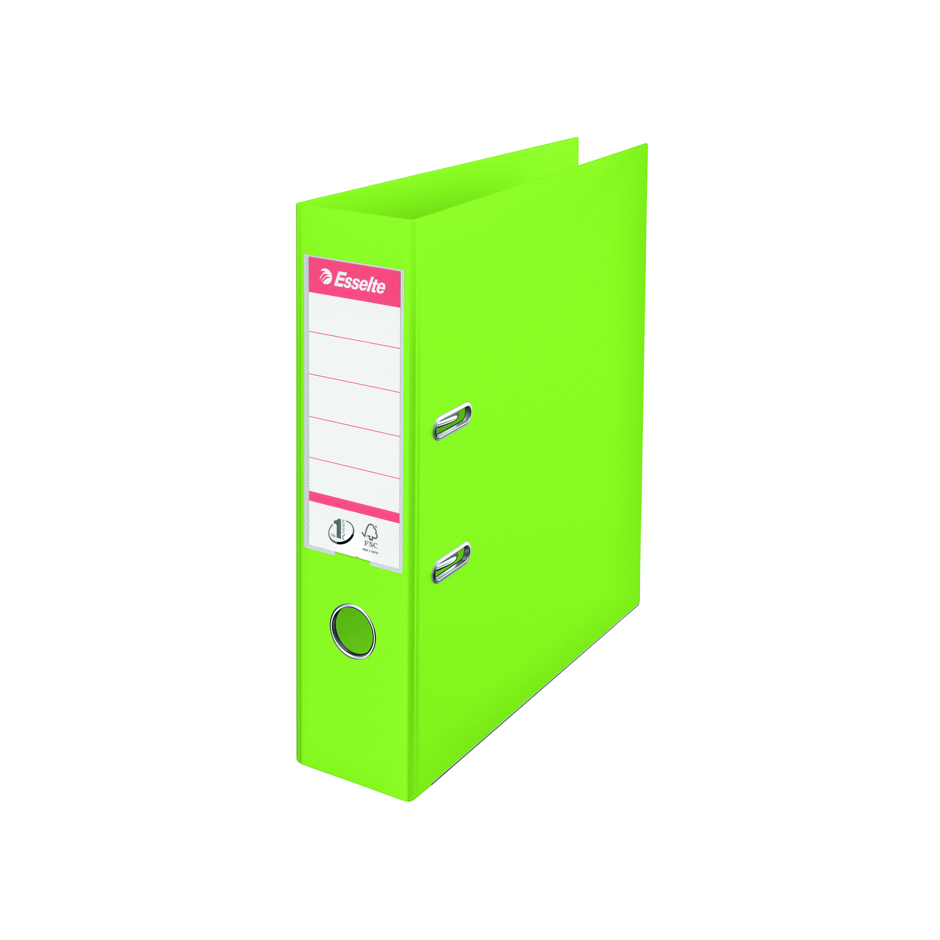Esselte+75mm+Lever+Arch+File+Polypropylene+A4+Green+%28Pack+of+10%29+624069