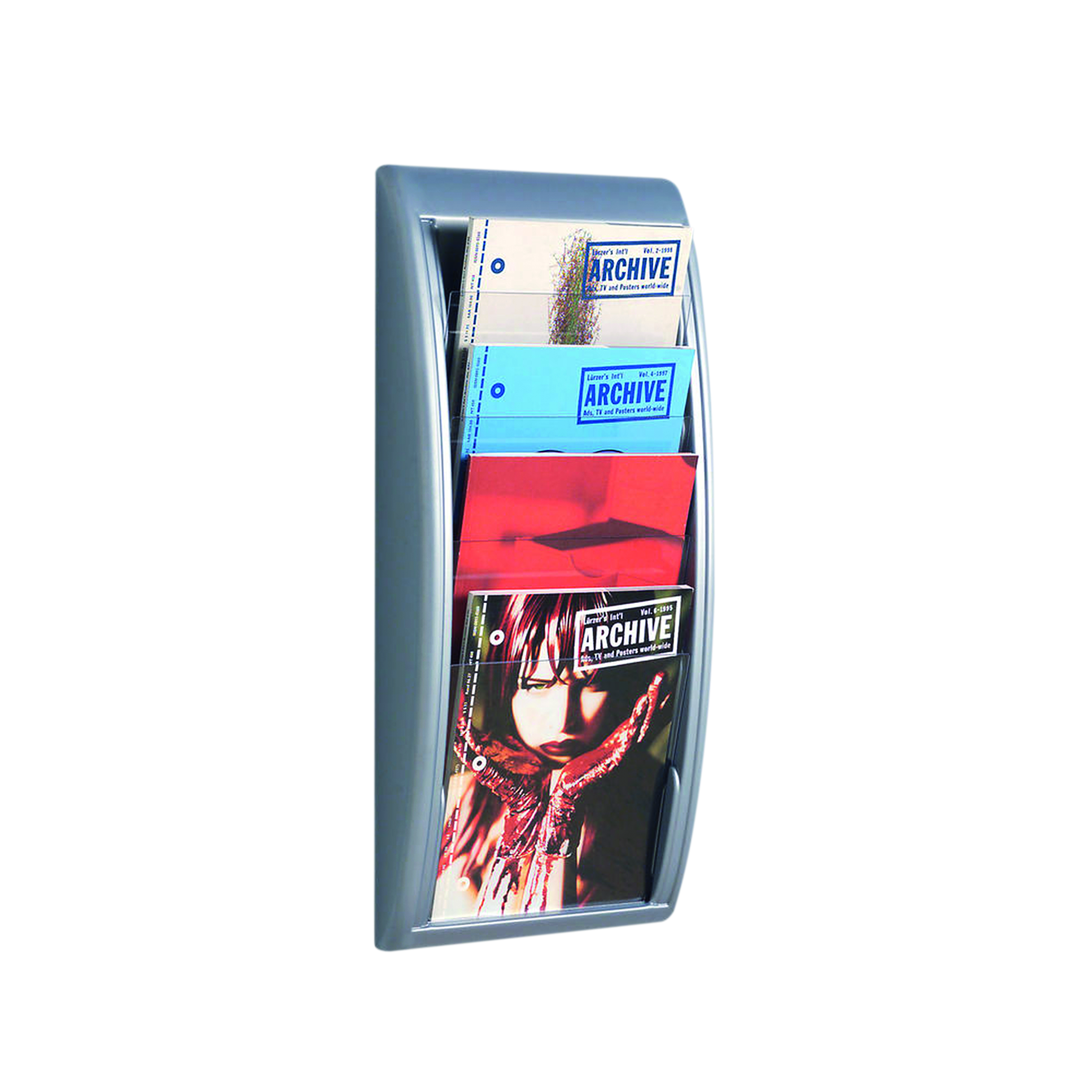 Fast+Paper+Quick+Fit+System+Wall+Display+4xA4+Silver+4061.35