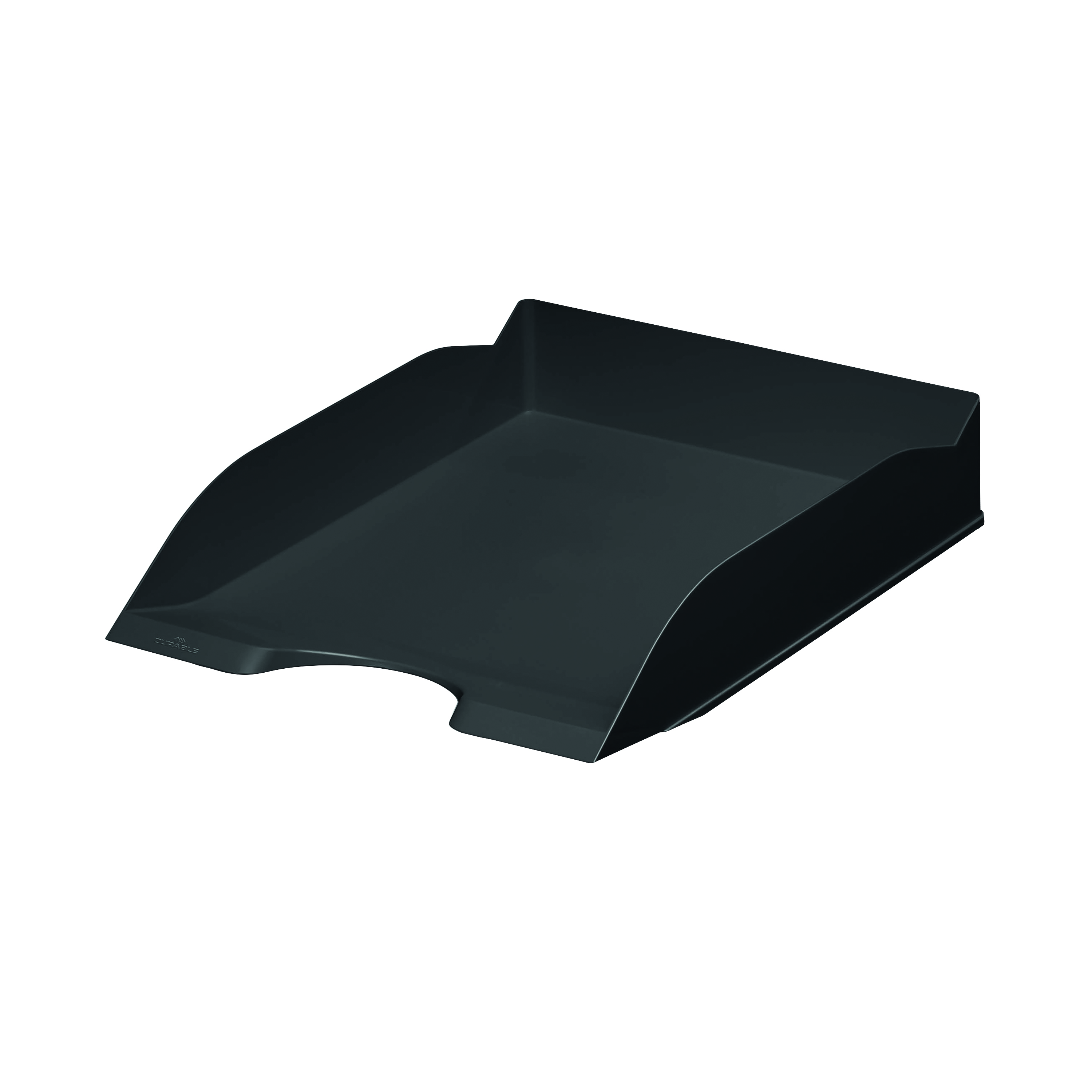 Durable+ECO+Recycled+Plastic+Stackable+Letter+Tray+A4%2B+Black+775601