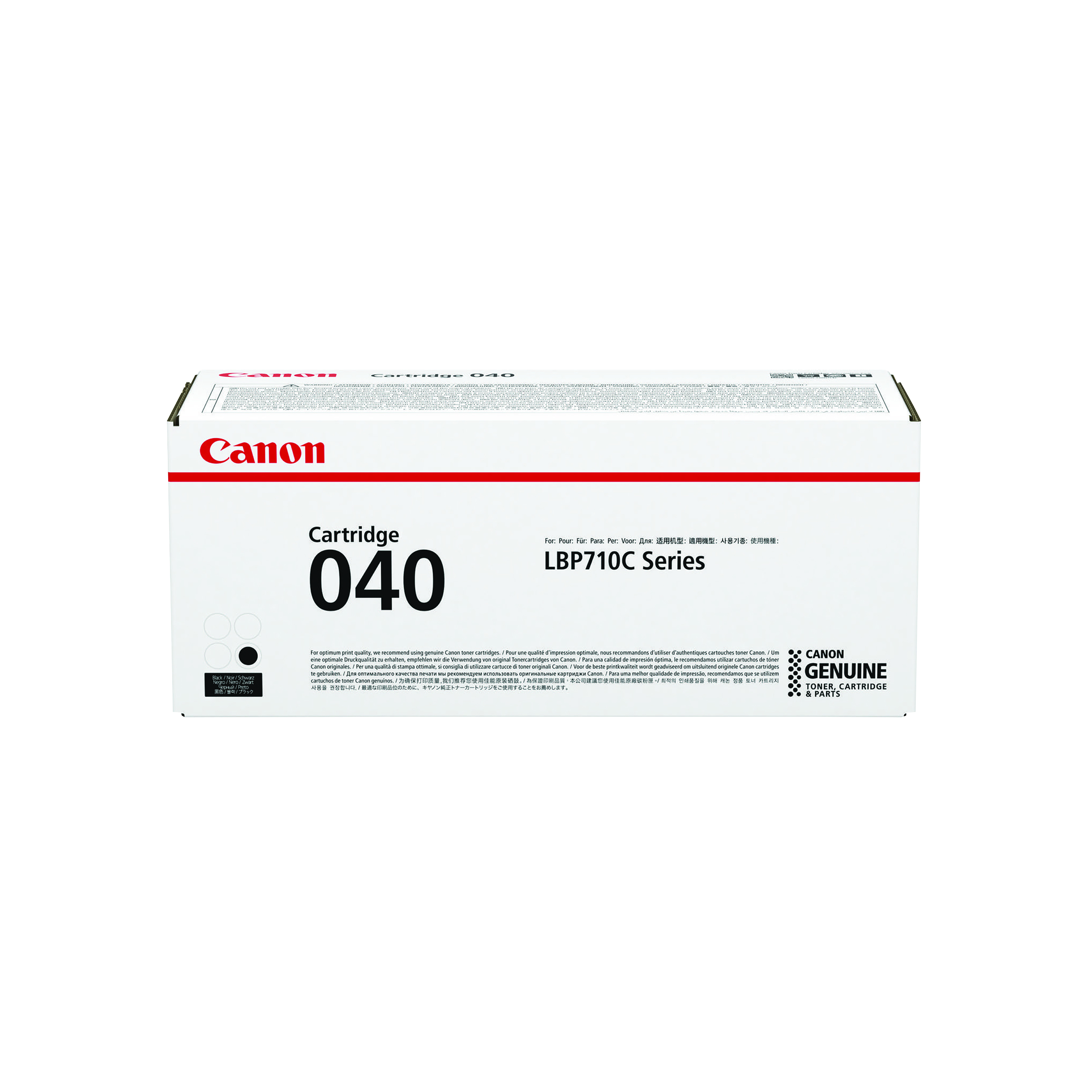 Canon 040 Black Toner Cartridge 0460C001