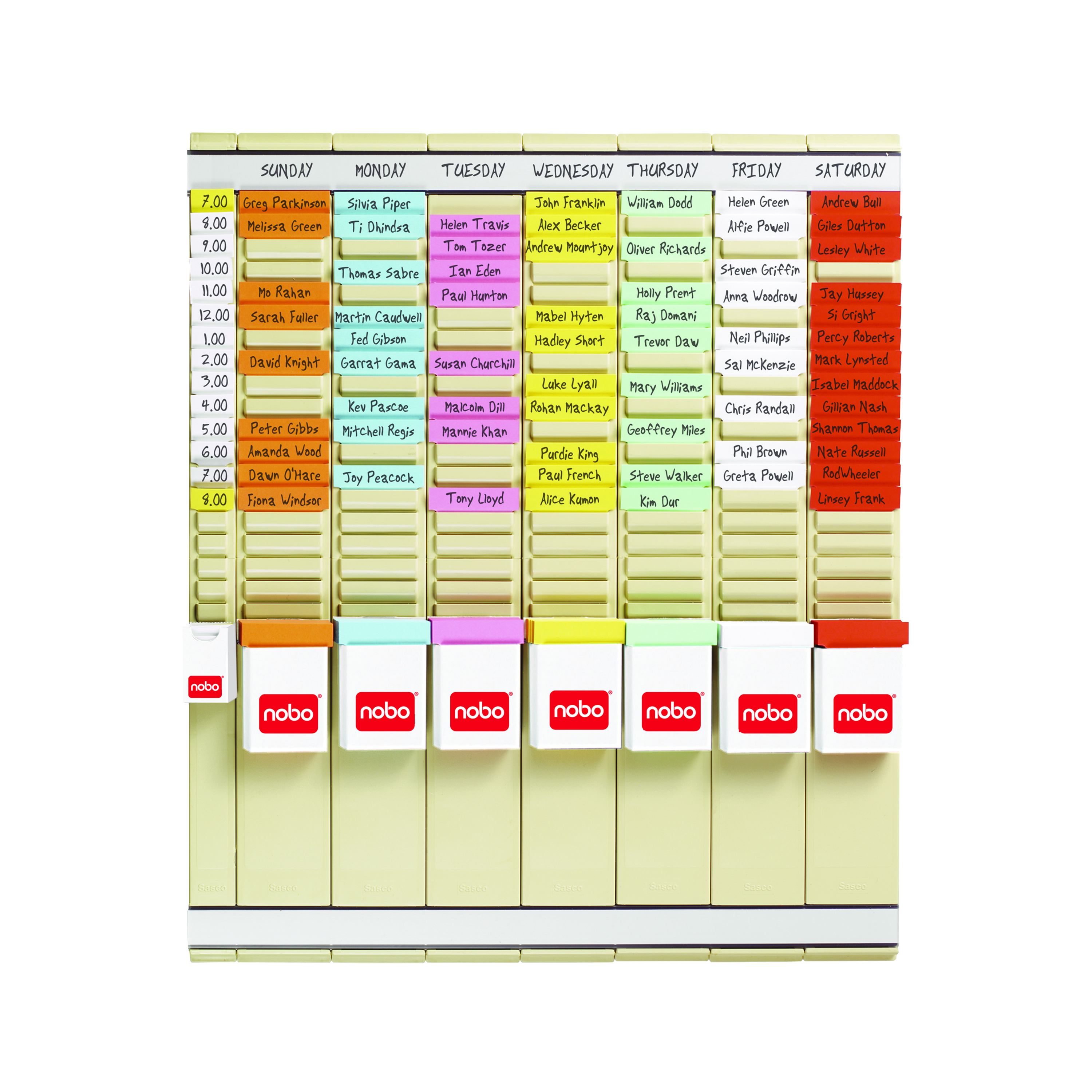 Nobo+T-Card+7+Day+Planning+Kit+2911080