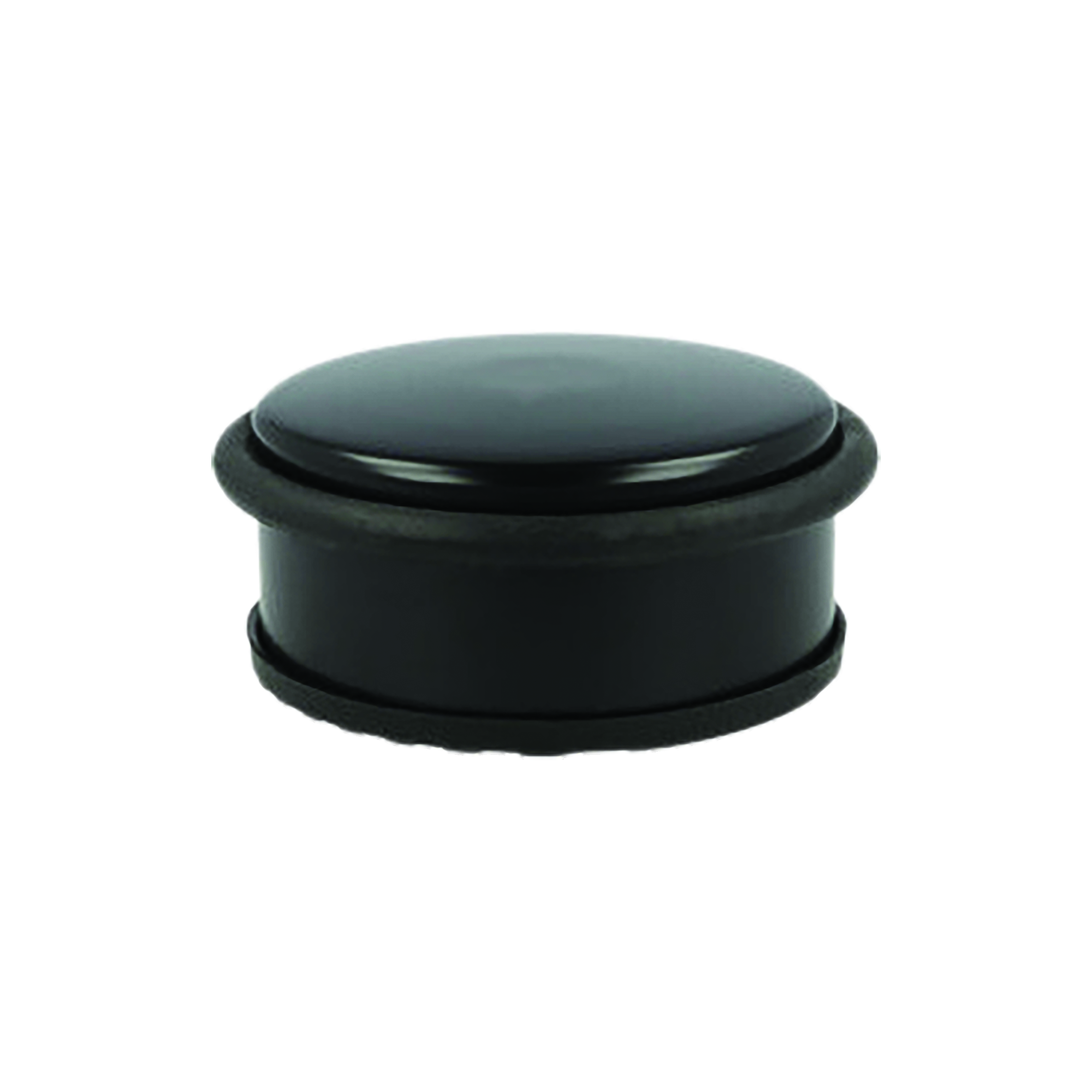 Alba+Door+Wedge+Steel%2FElastomer+Ballast+Black+DOORSTOP+BK