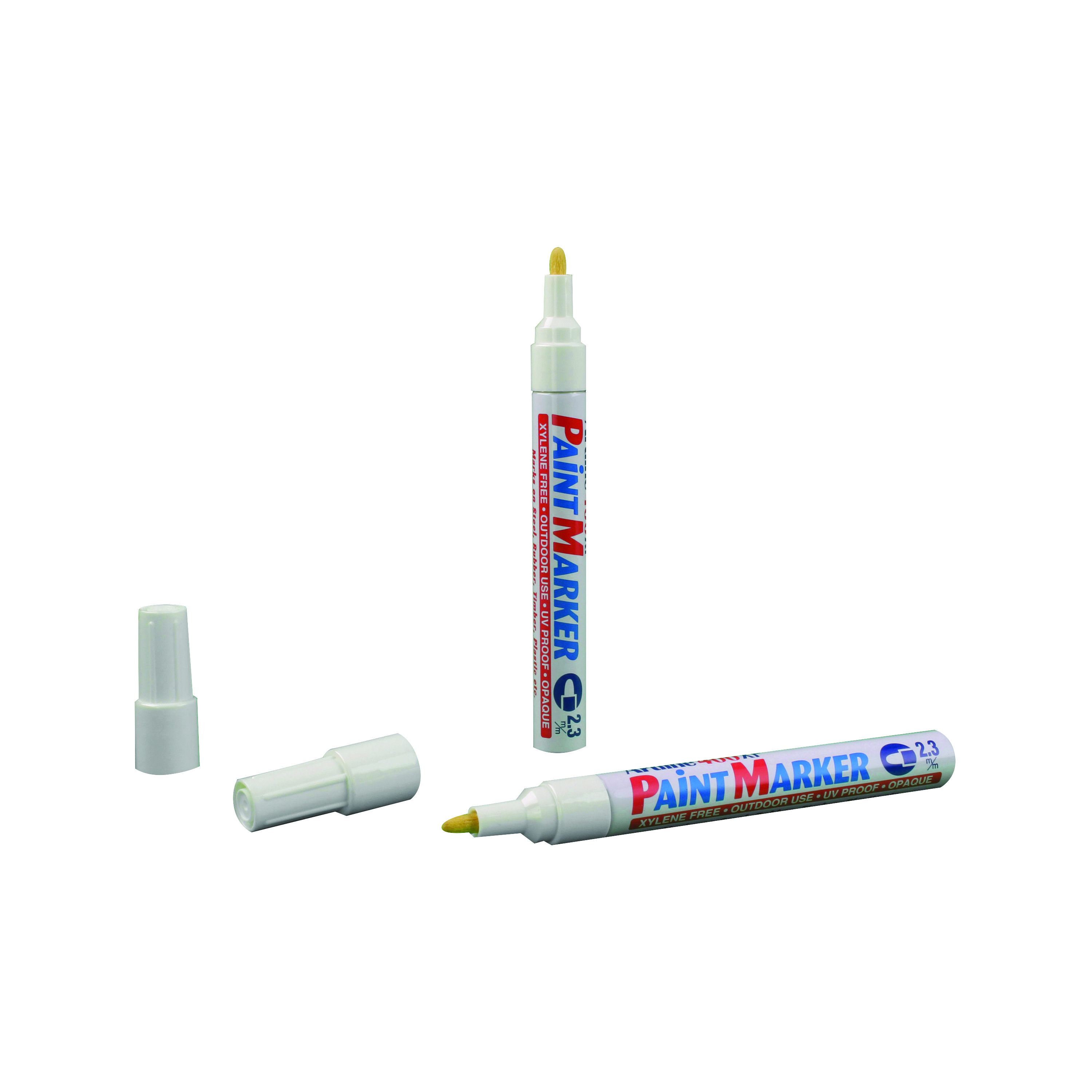 Artline+400+Bullet+Tip+Paint+Marker+Medium+White+%28Pack+of+12%29+A400