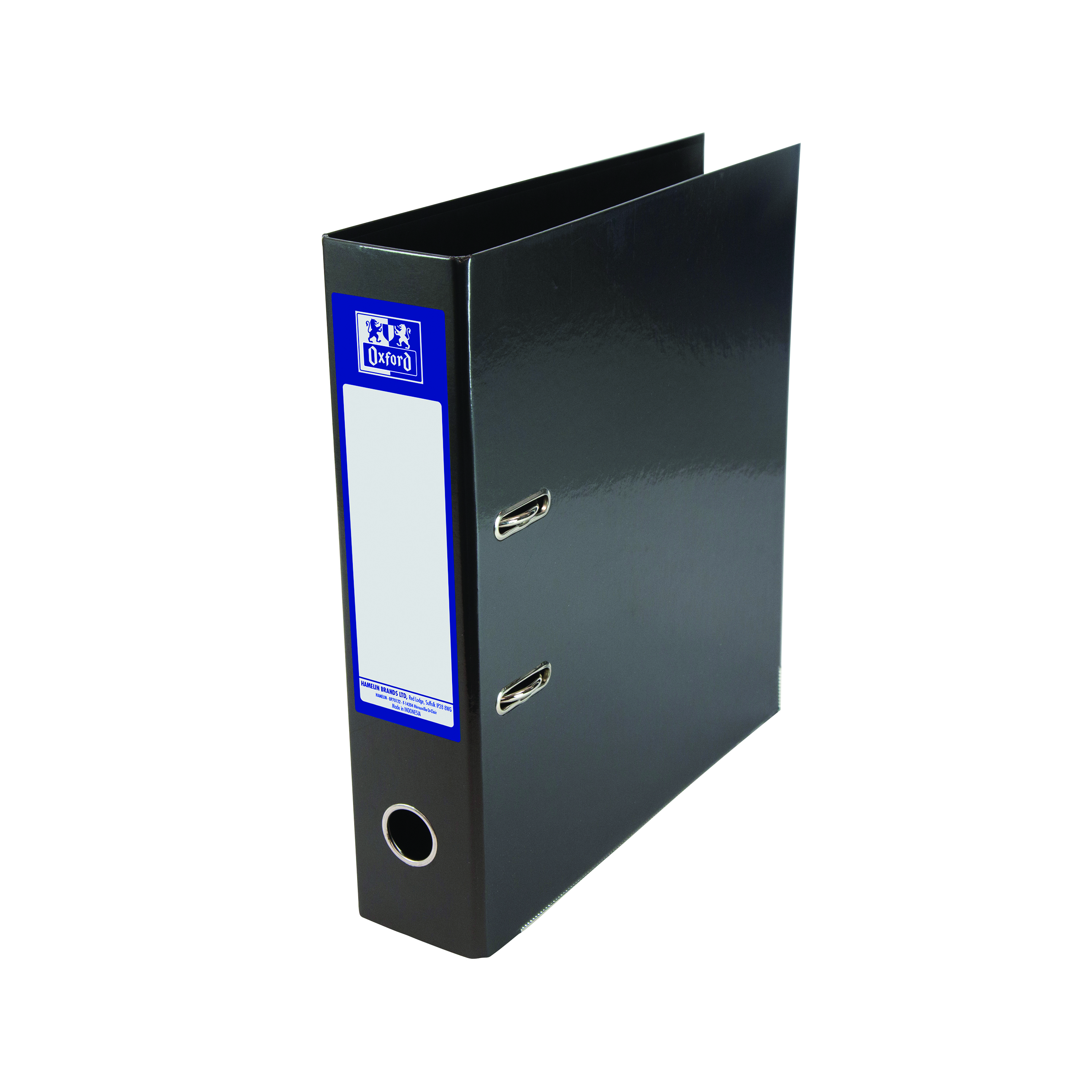 Oxford+70mm+Lever+Arch+File+Laminated+A4+Black+400107435
