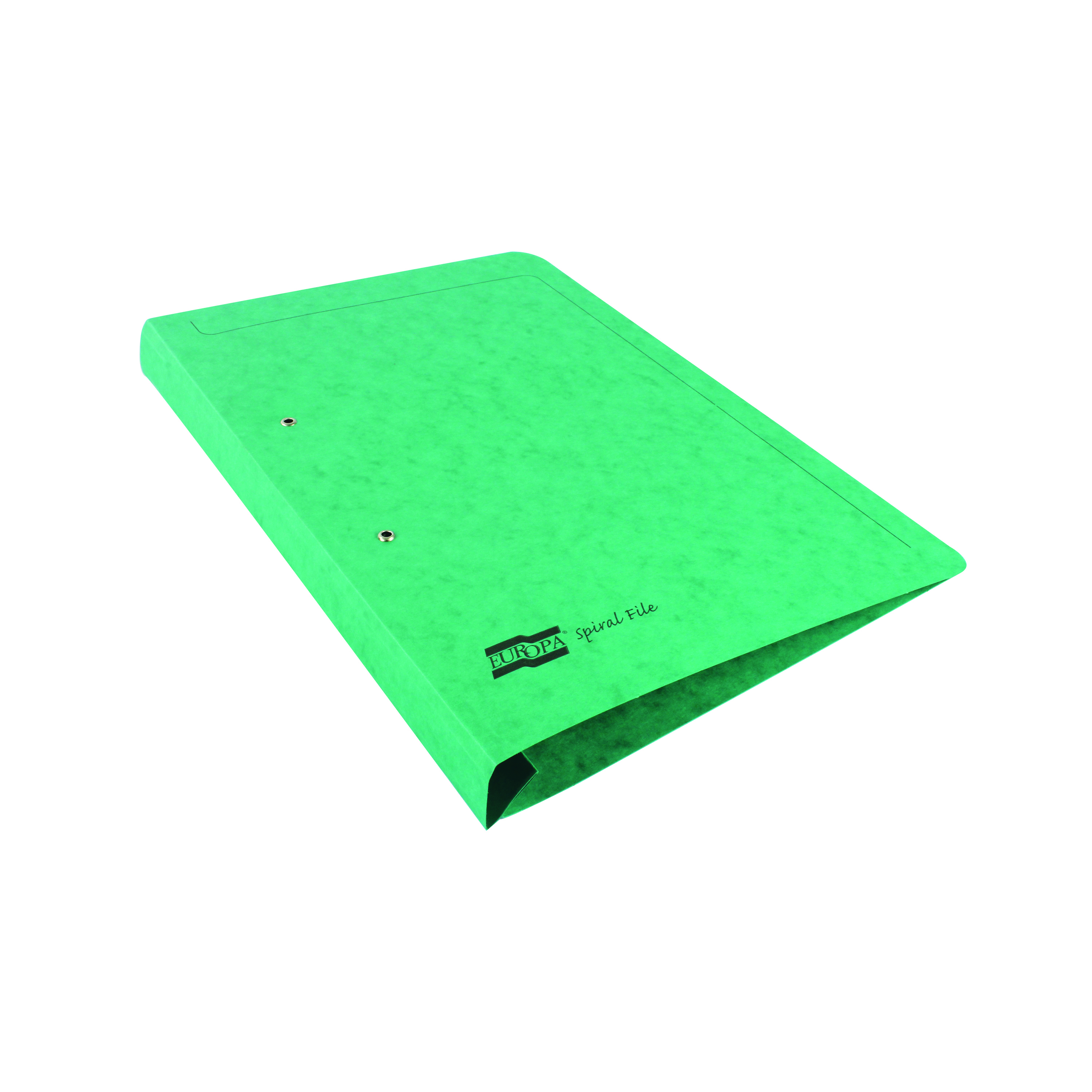 Exacompta+Europa+Spiral+Files+Foolscap+Green+%28Pack+of+25%29+3003