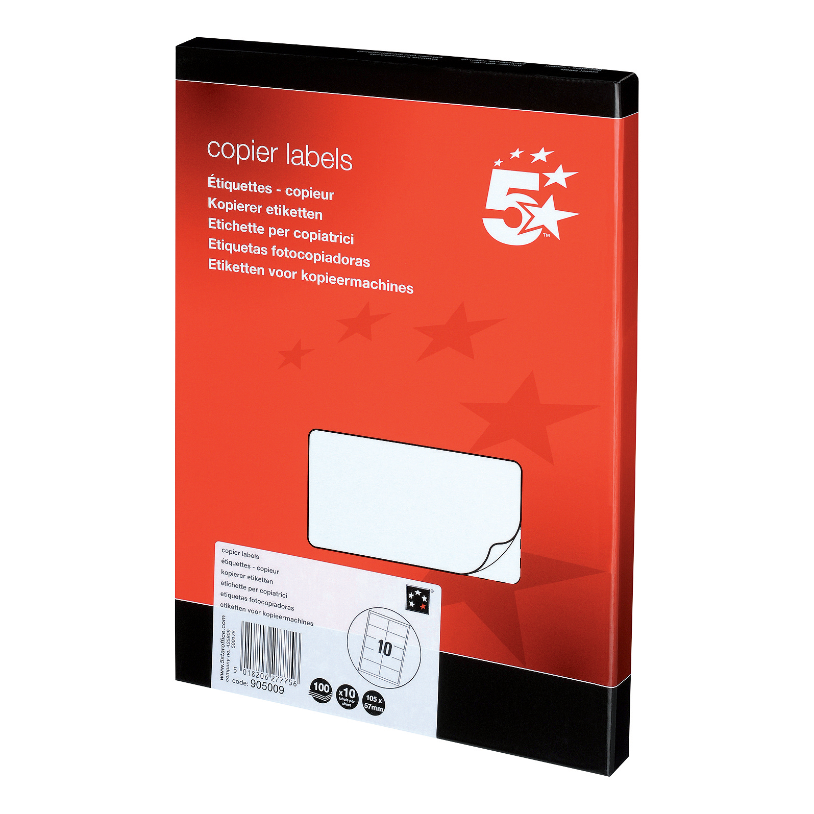 5+Star+Office+Multipurpose+Labels+Laser+Copier+Inkjet+105x58mm+White+%28Pack+of+1000%29