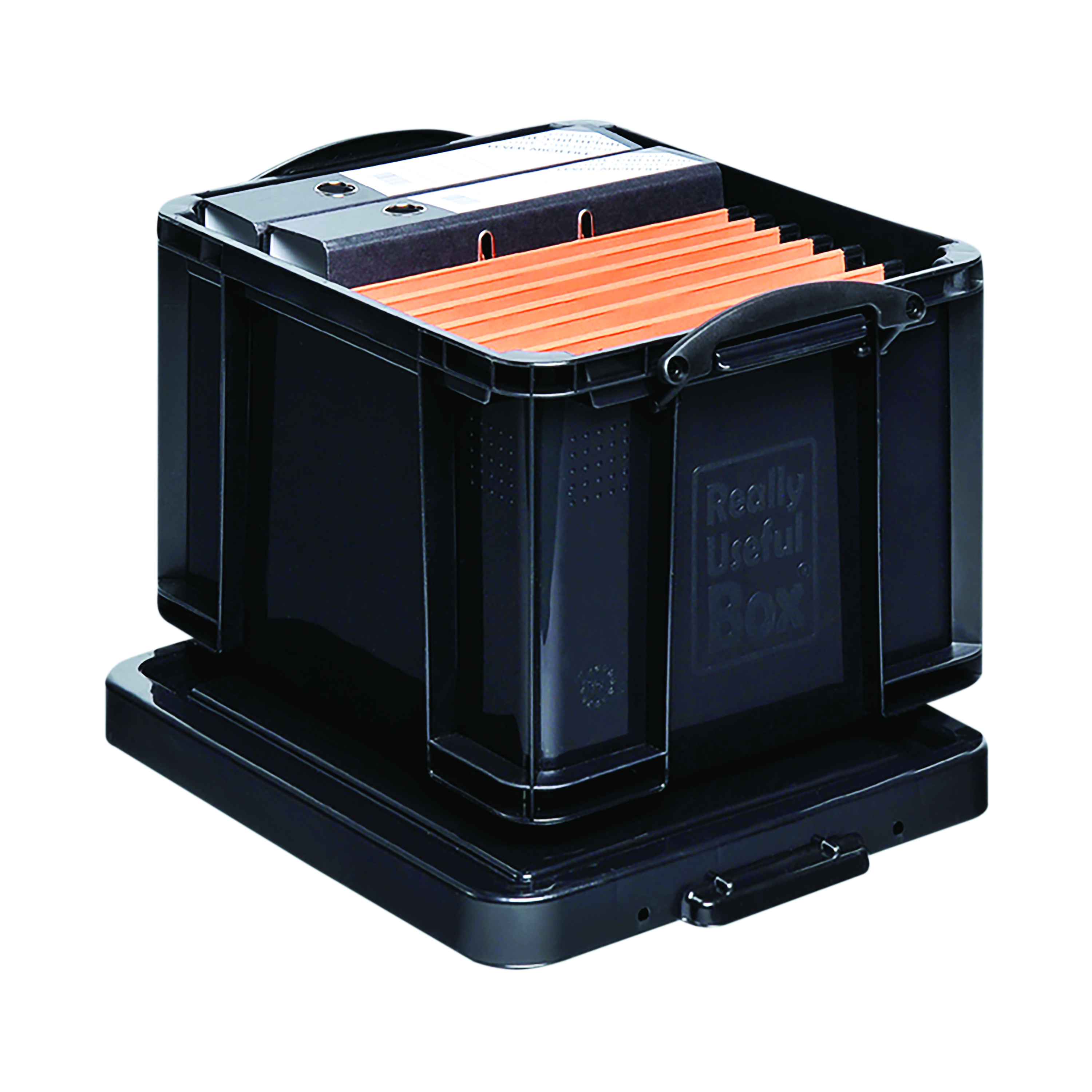 Really+Useful+35L+Recycled+Plastic+Storage+Box+Black+35Black+R