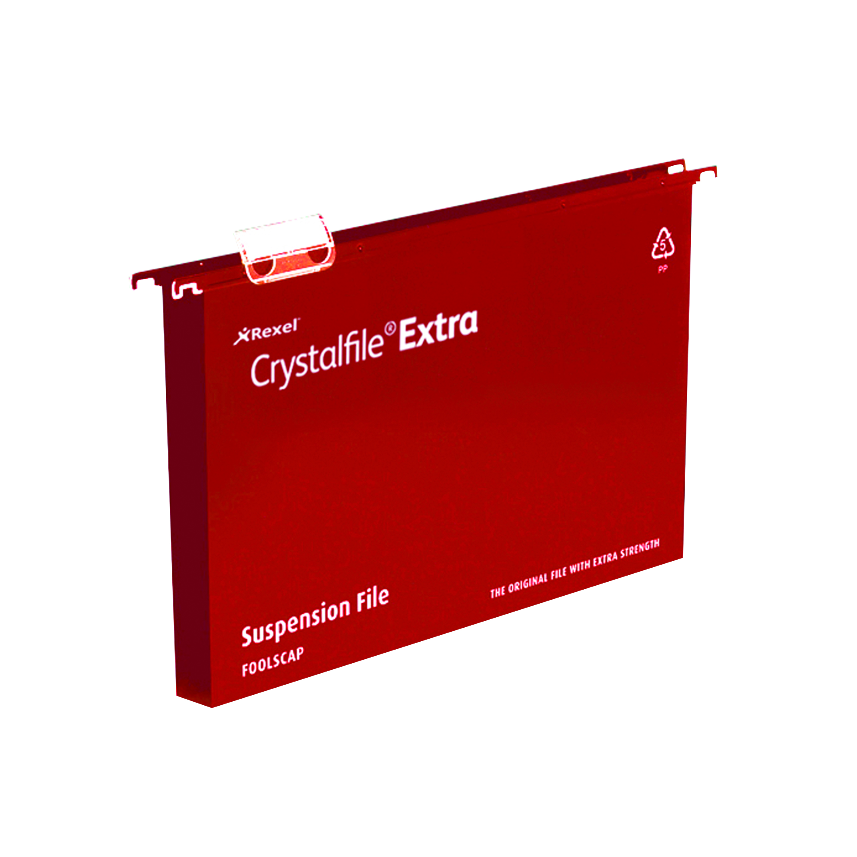 Rexel+Crystalfile+Extra+30mm+Suspension+File+Red+%28Pack+of+25%29+70632