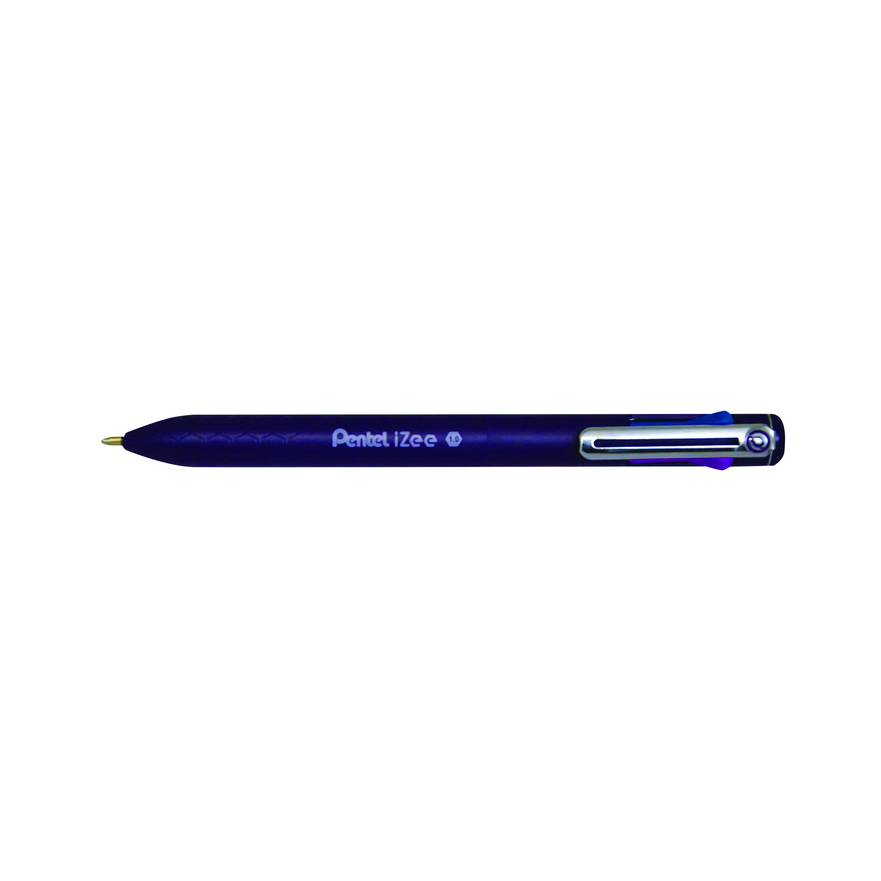 Pentel+Izee+4+Colour+Ballpoint+Pen+Assorted+%28Pack+of+12%29+BXC470-DV-ACDV