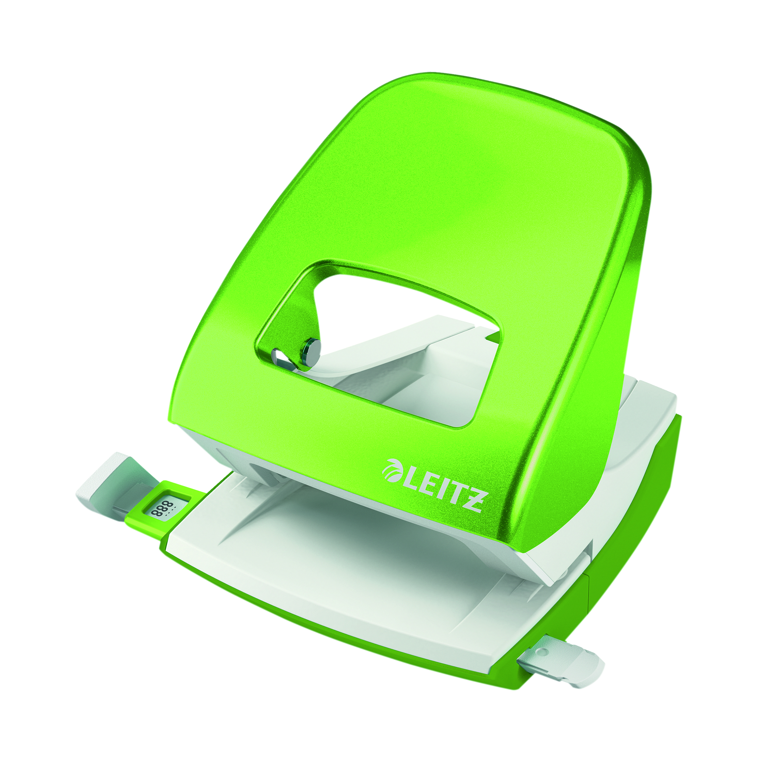 Leitz+NeXXt+WOW+Metal+Office+Hole+Punch+30+sheets+Green+50081054