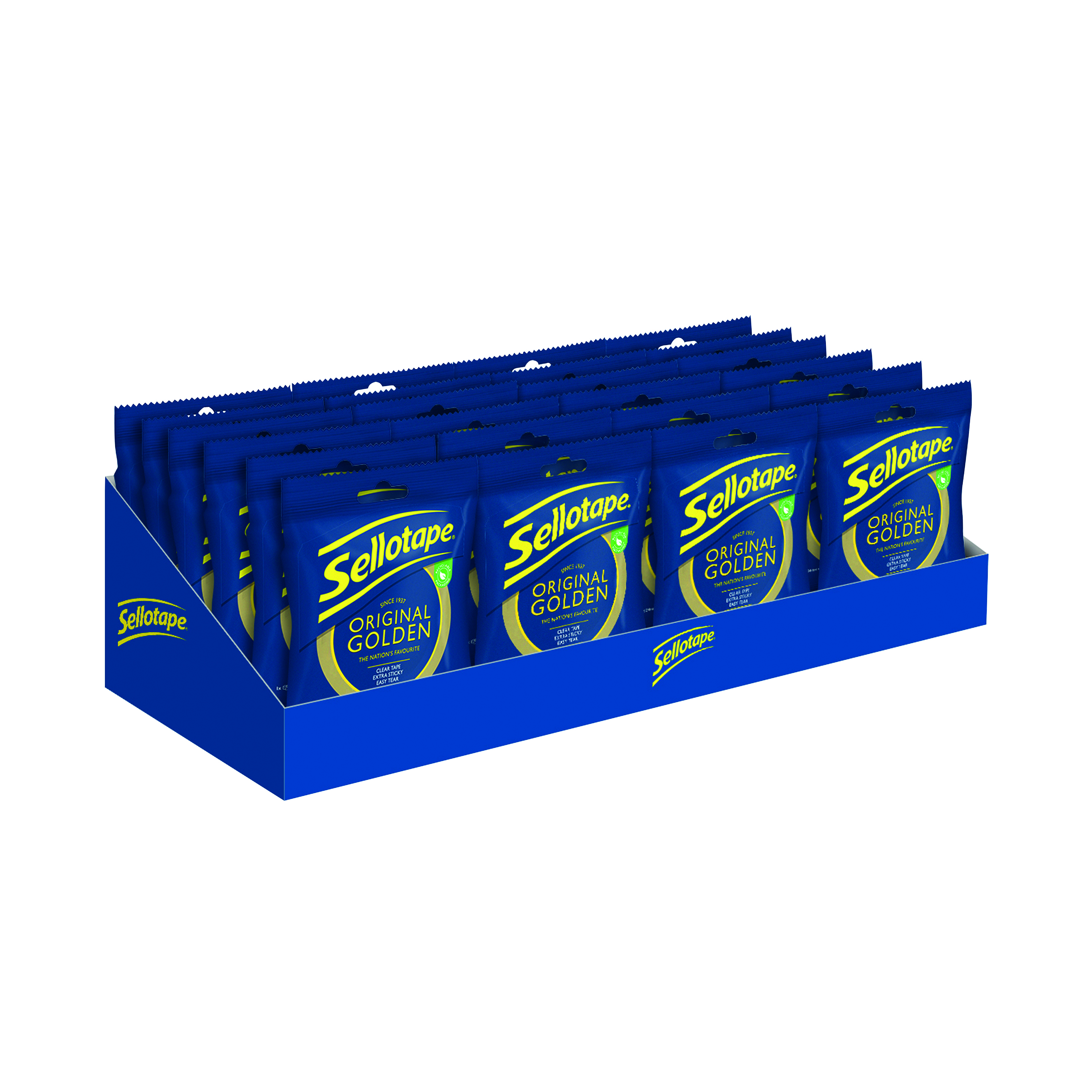 Sellotape+Original+Golden+Tape+24mmx50m+CDU+%28Pack+of+24%29+2928291