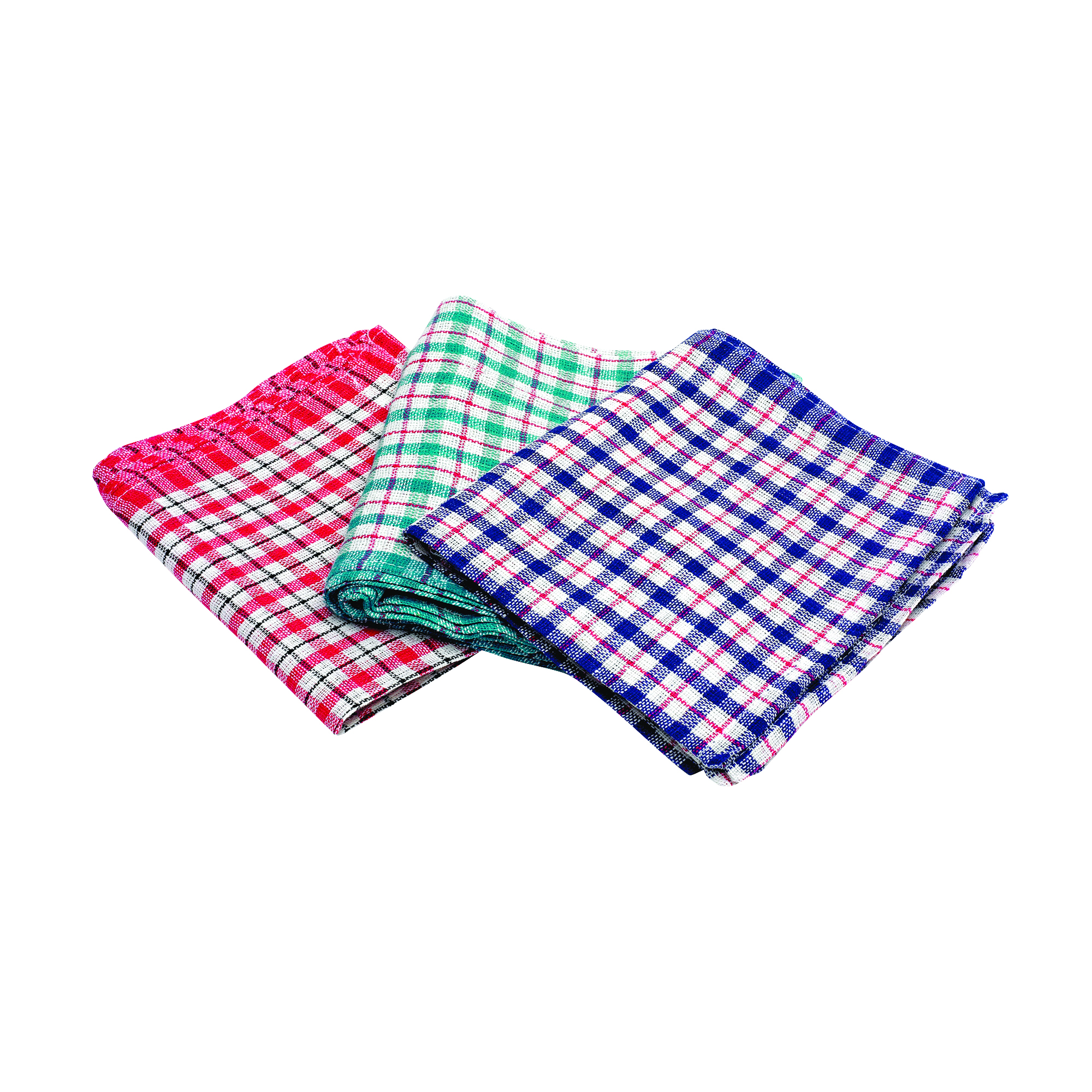 2Work+Tea+Towels+480x710mm+Assorted+Check+Design+%28Pack+of+10%29+CPD02228