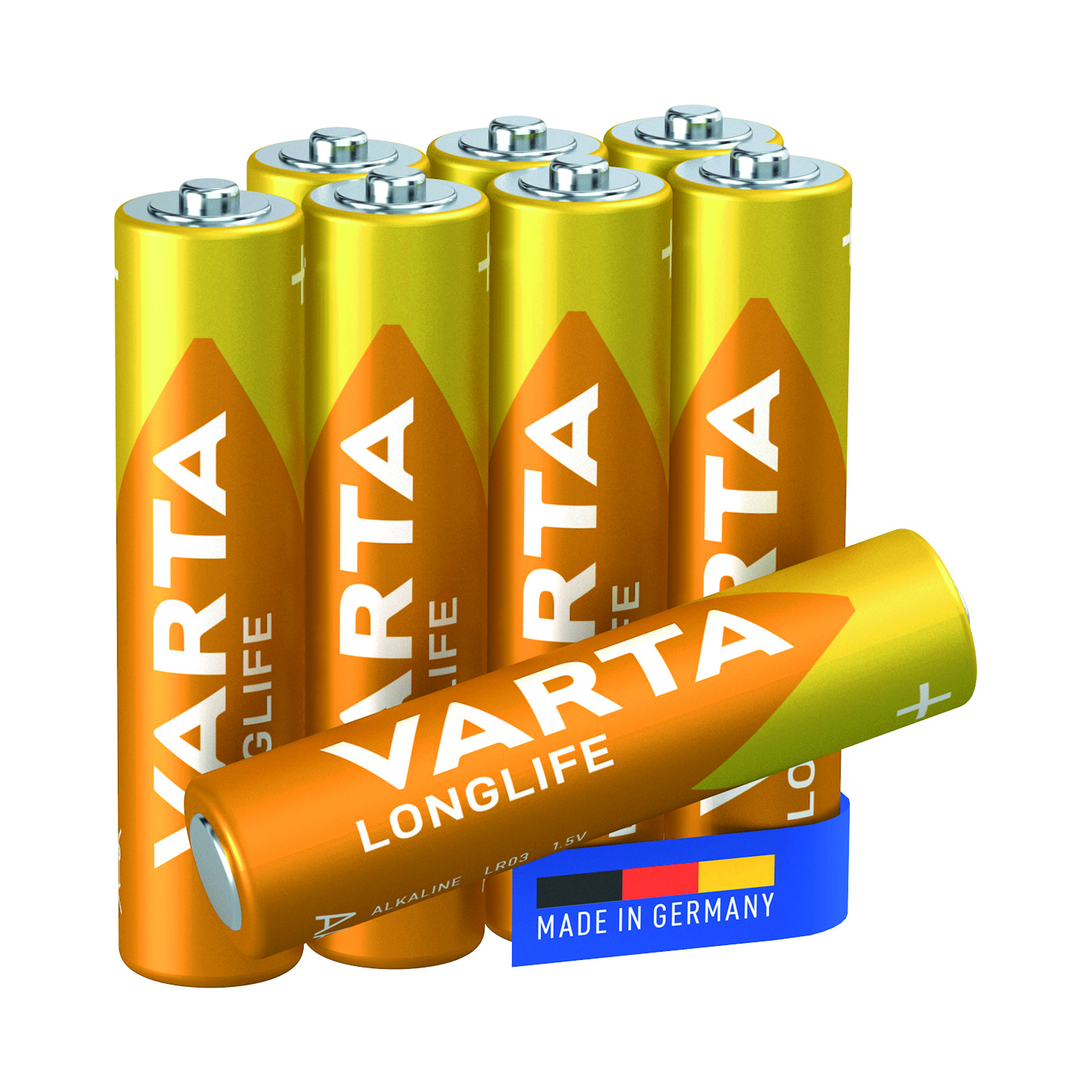 Varta+Longlife+AAA+Battery+%28Pack+of+8%29+04103101418
