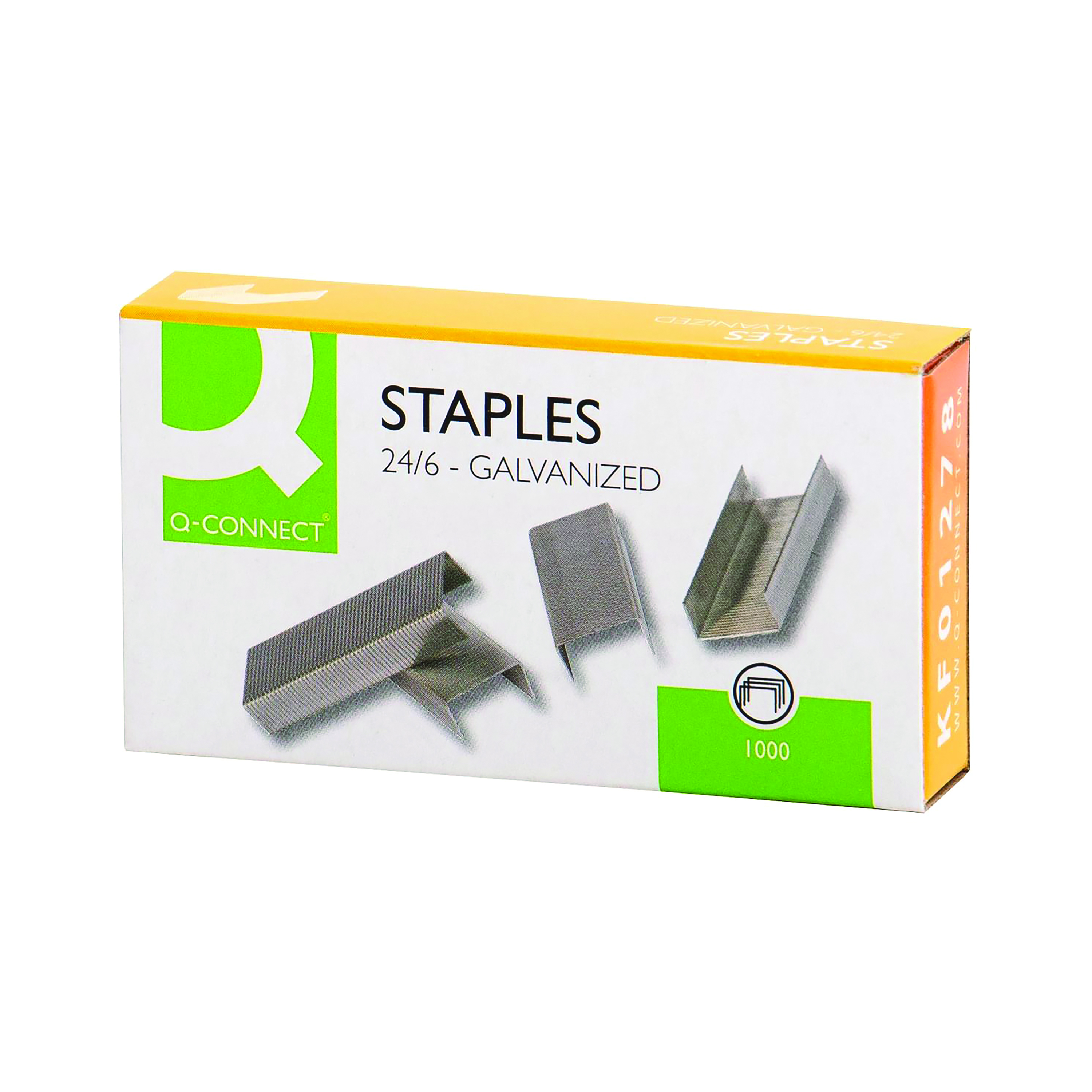 Q-Connect+24%2F6+Metal+Precision+Engineered+Staples+%281000+Pack%29+KF01278