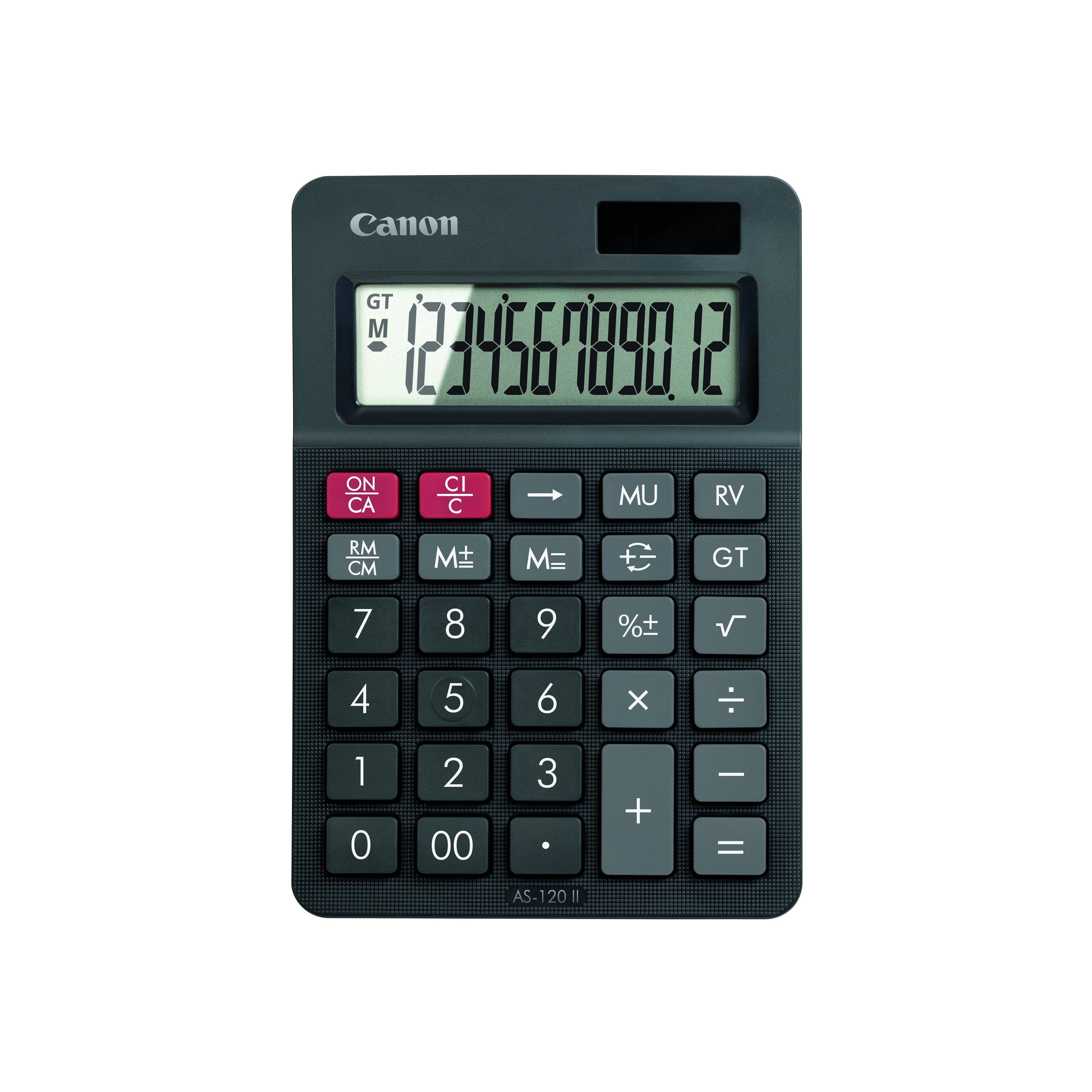 Canon+AS-120+II+12+Digit+Desktop+Calculator+Black+4722C002