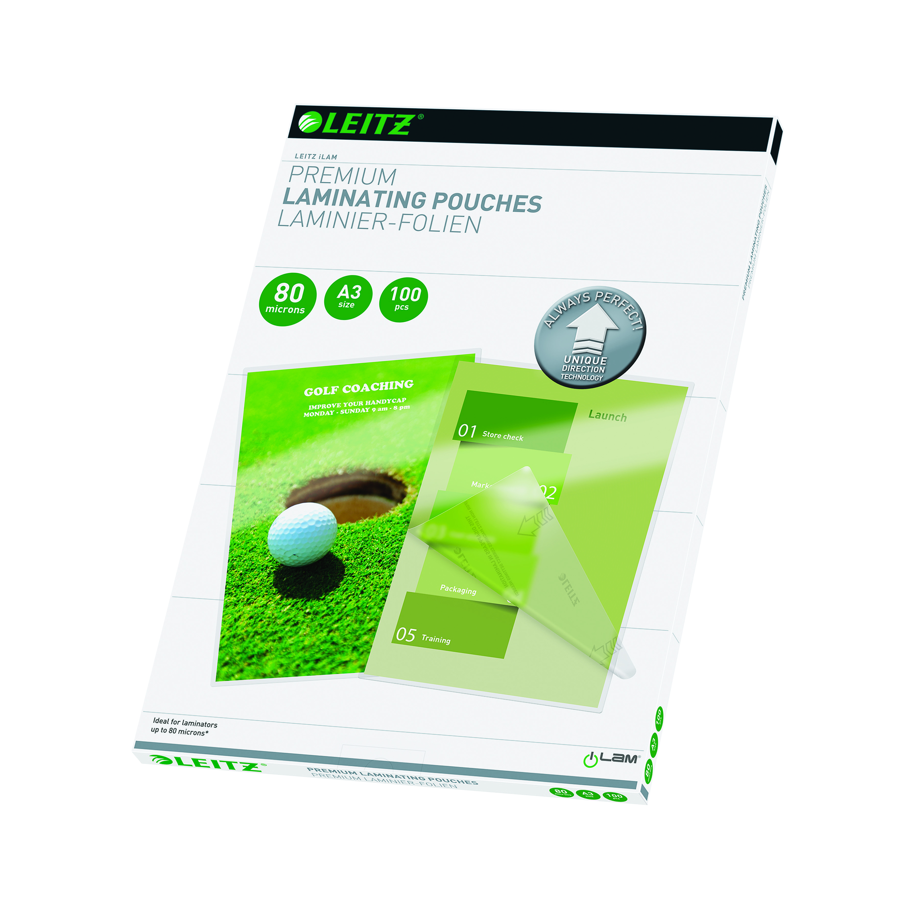 Leitz+iLAM+Premium+Laminating+Pouch+A3+160+Micron+%28Pack+of+100%29+74850000
