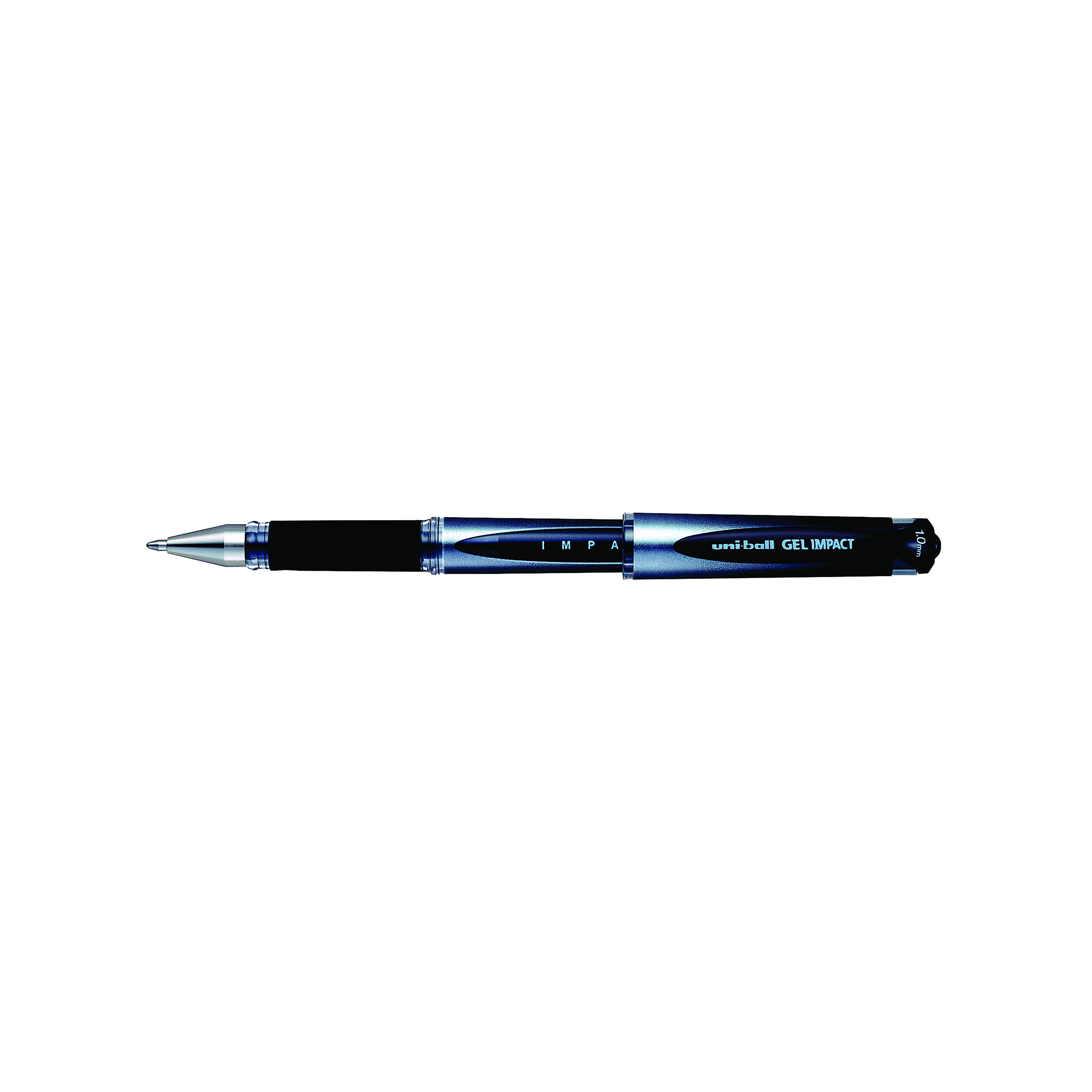 Uni-Ball+Gel+Impact+1.0mm+Black+Rollerball+Pen+%2812+Pack%29+9006050