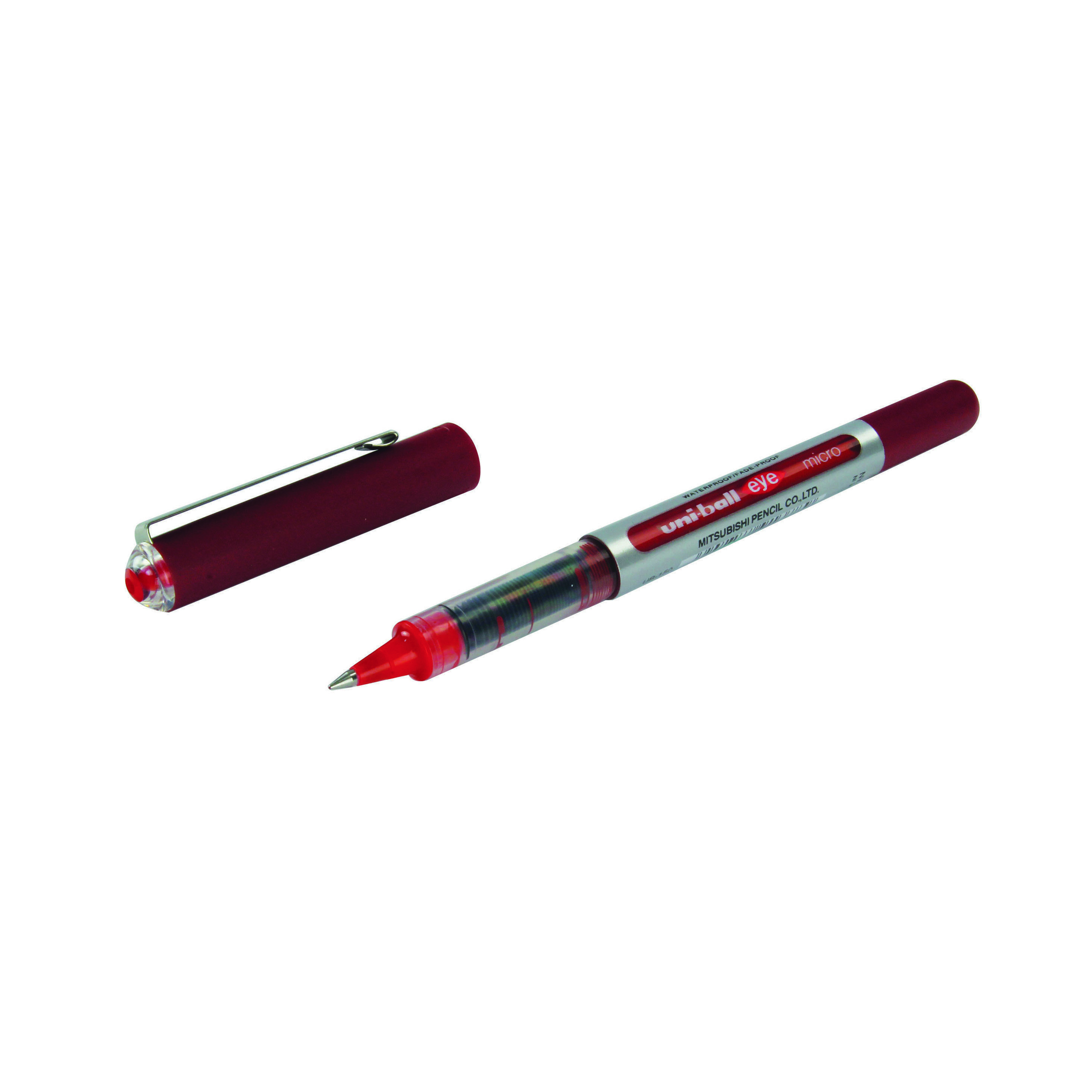 Uni-Ball+UB-150+Eye+Rollerball+Pen+Fine+Red+%28Pack+of+12%29+162560000