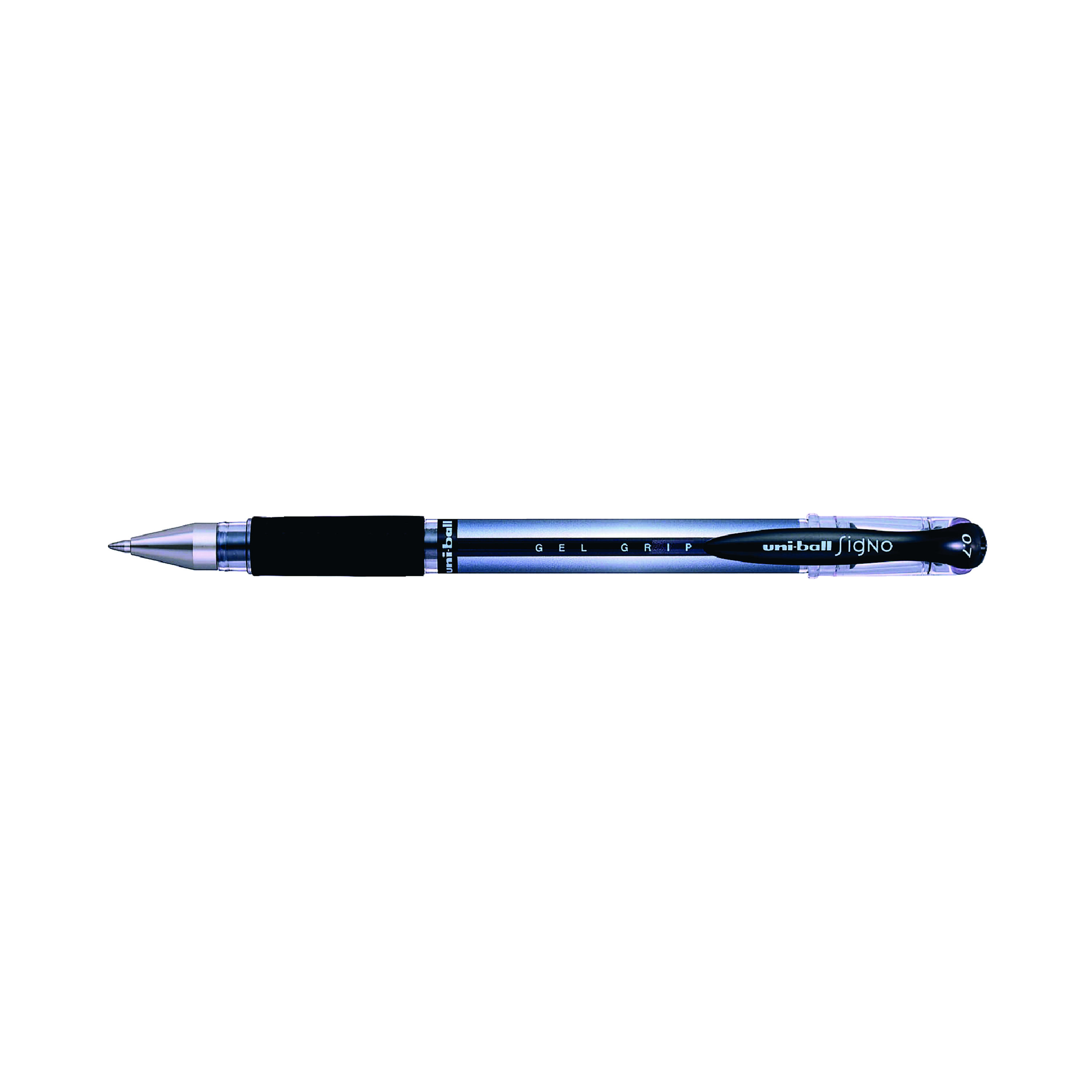 Uni-Ball+Signo+Gel+Grip+Rollerball+Pen+Black+%28Pack+of+12%29+9003950