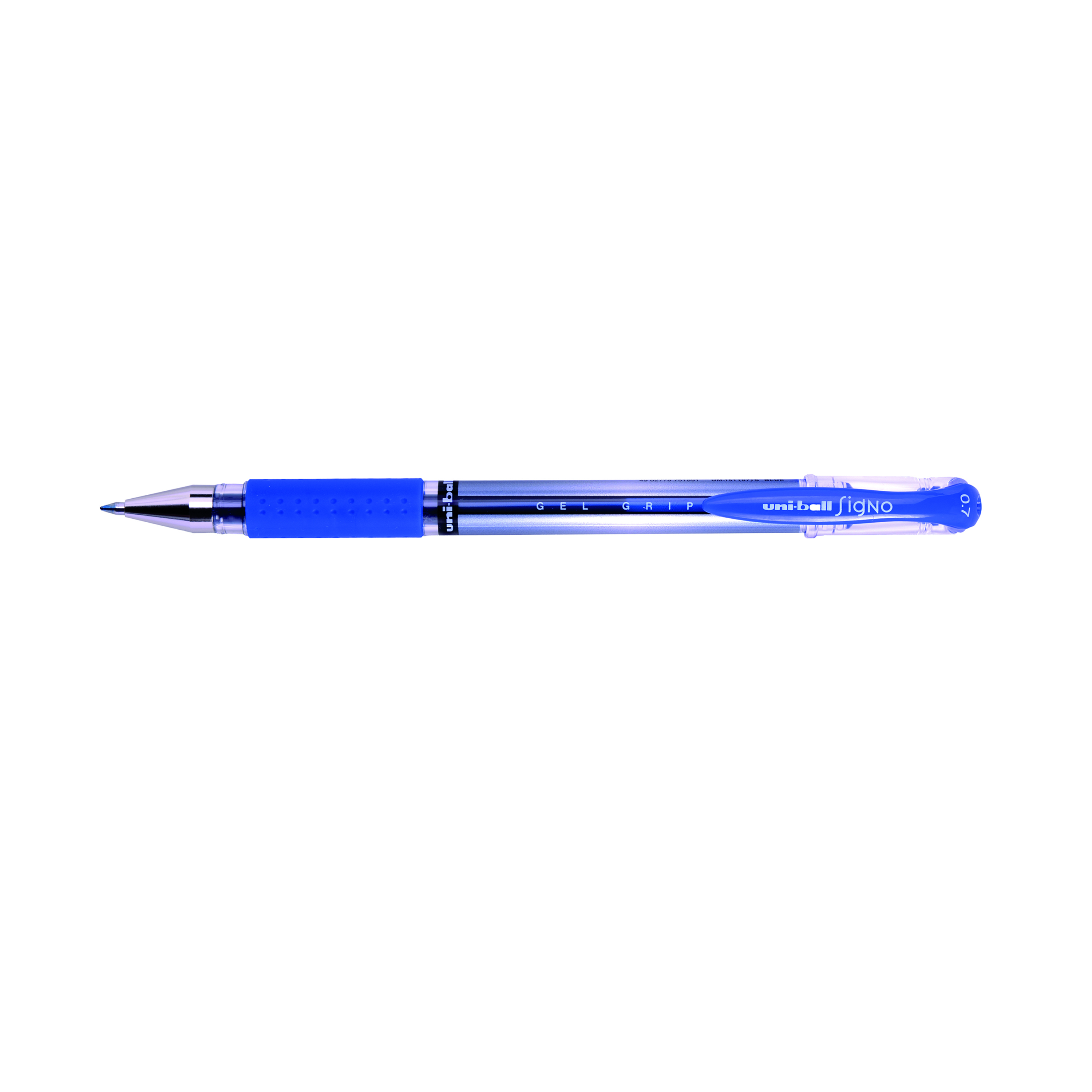 Uni-Ball+Signo+Gel+Grip+Rollerball+Pen+Blue+%28Pack+of+12%29+9003951