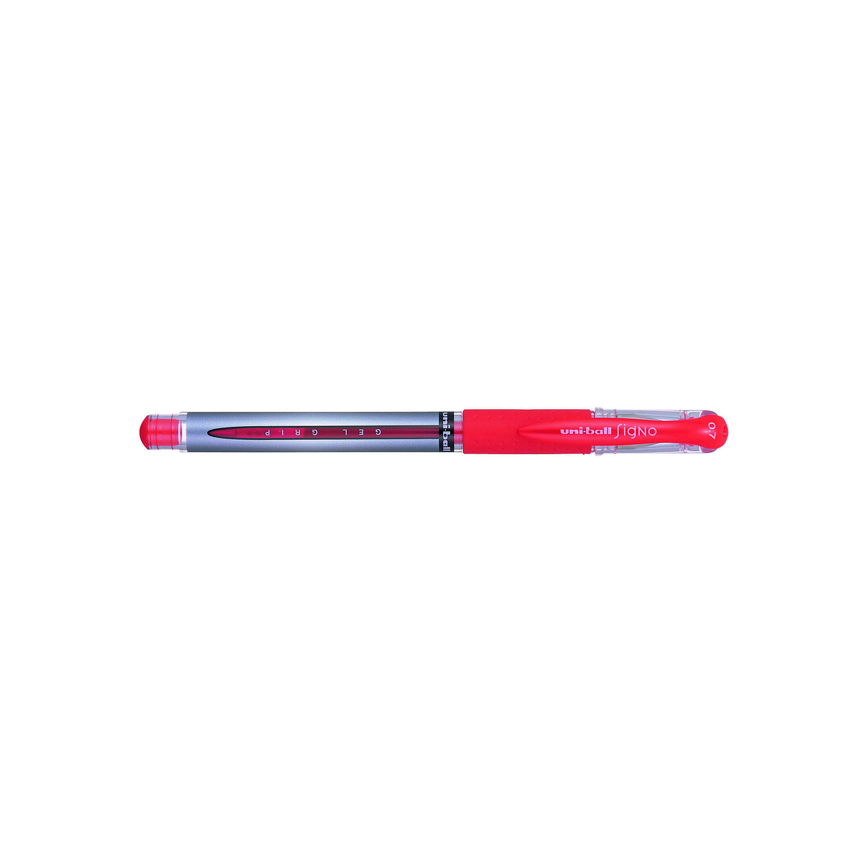 Uni-Ball+Signo+Gel+Grip+Rollerball+Pen+Red+%28Pack+of+12%29+9003952