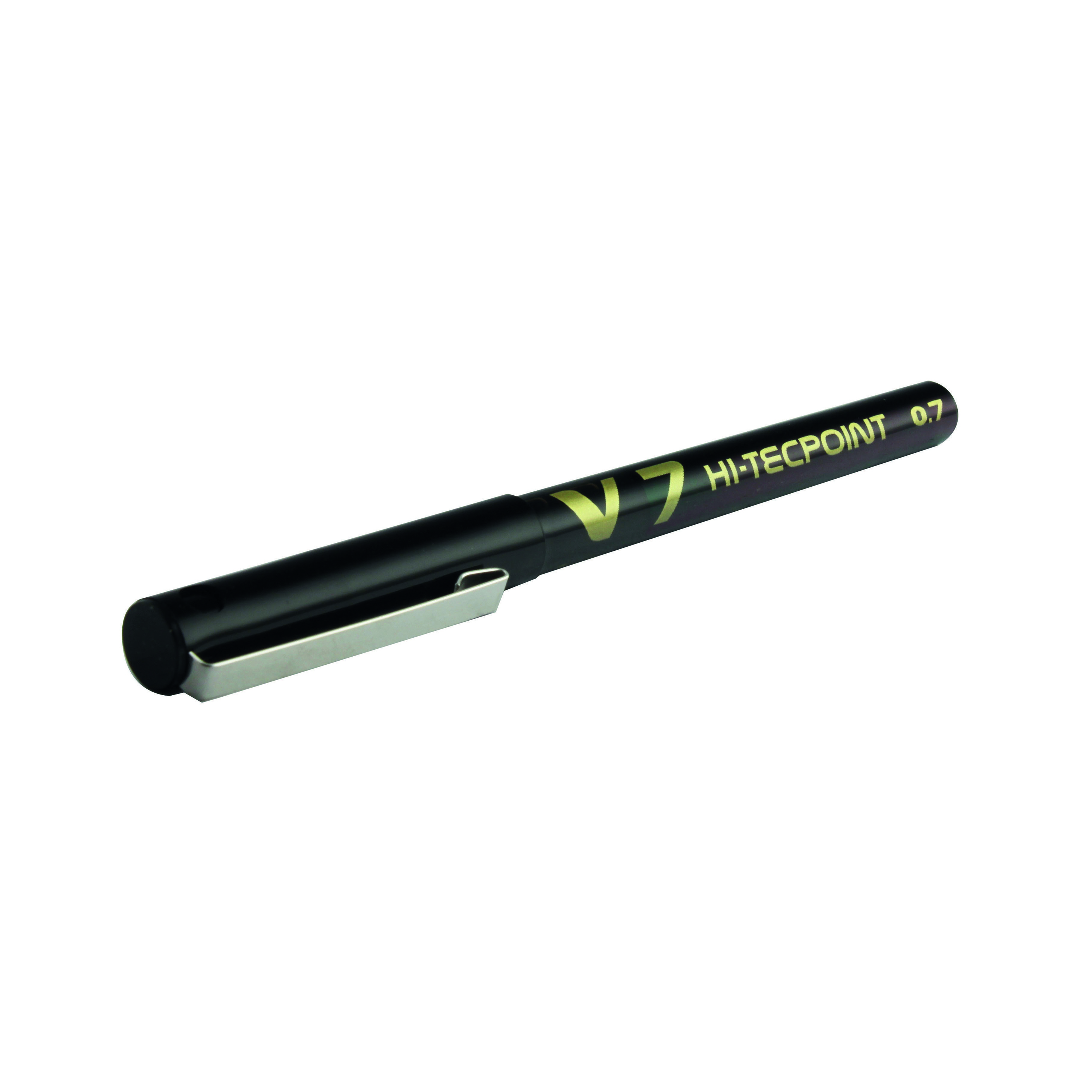 Pilot+V7+Hi-Tecpoint+Ultra+Rollerball+Pen+Fine+Black+%28Pack+of+12%29+V701