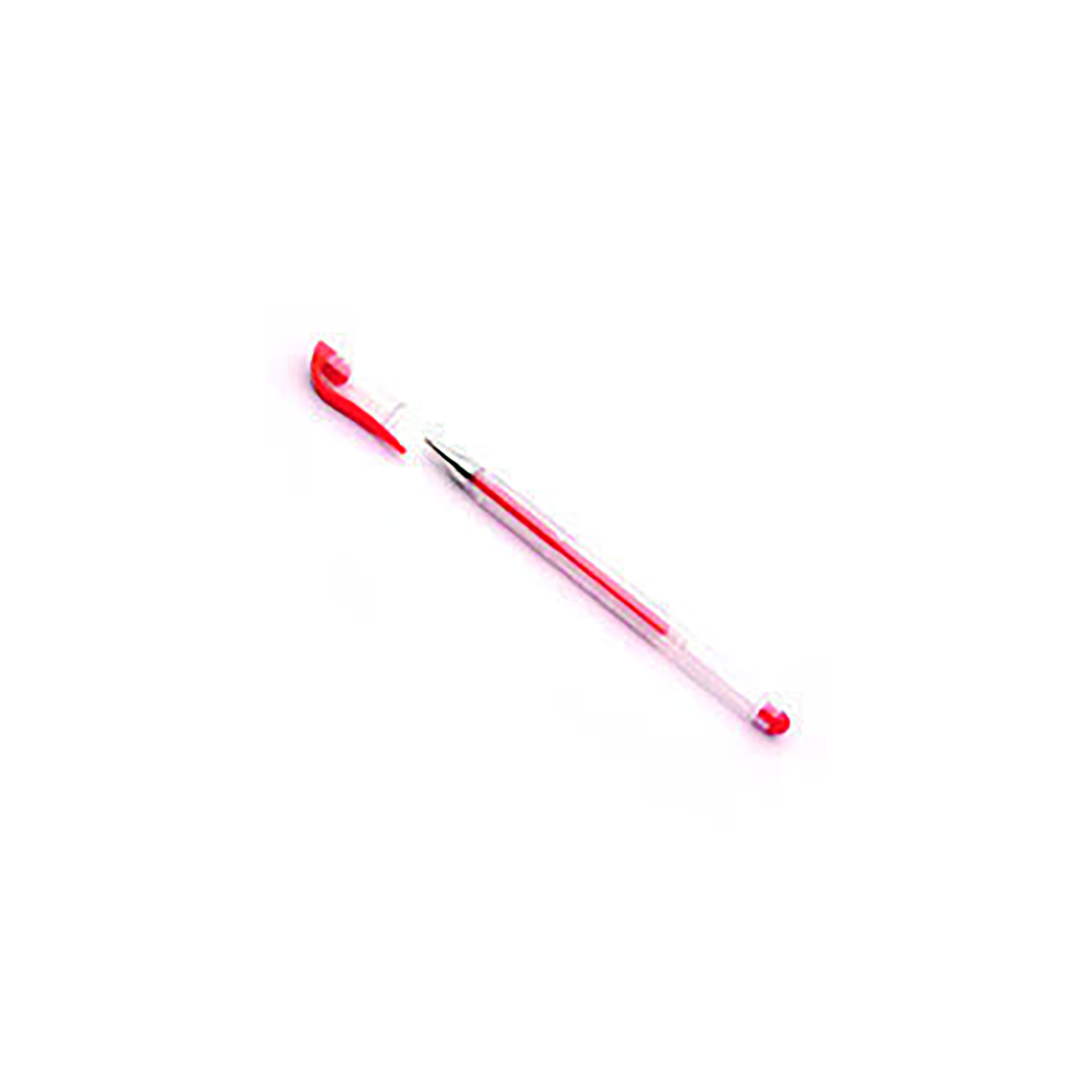 Red+Gel+Pens+Transparent+Barrel+Medium+Tip+%28Pack+of+10%29+WX21718