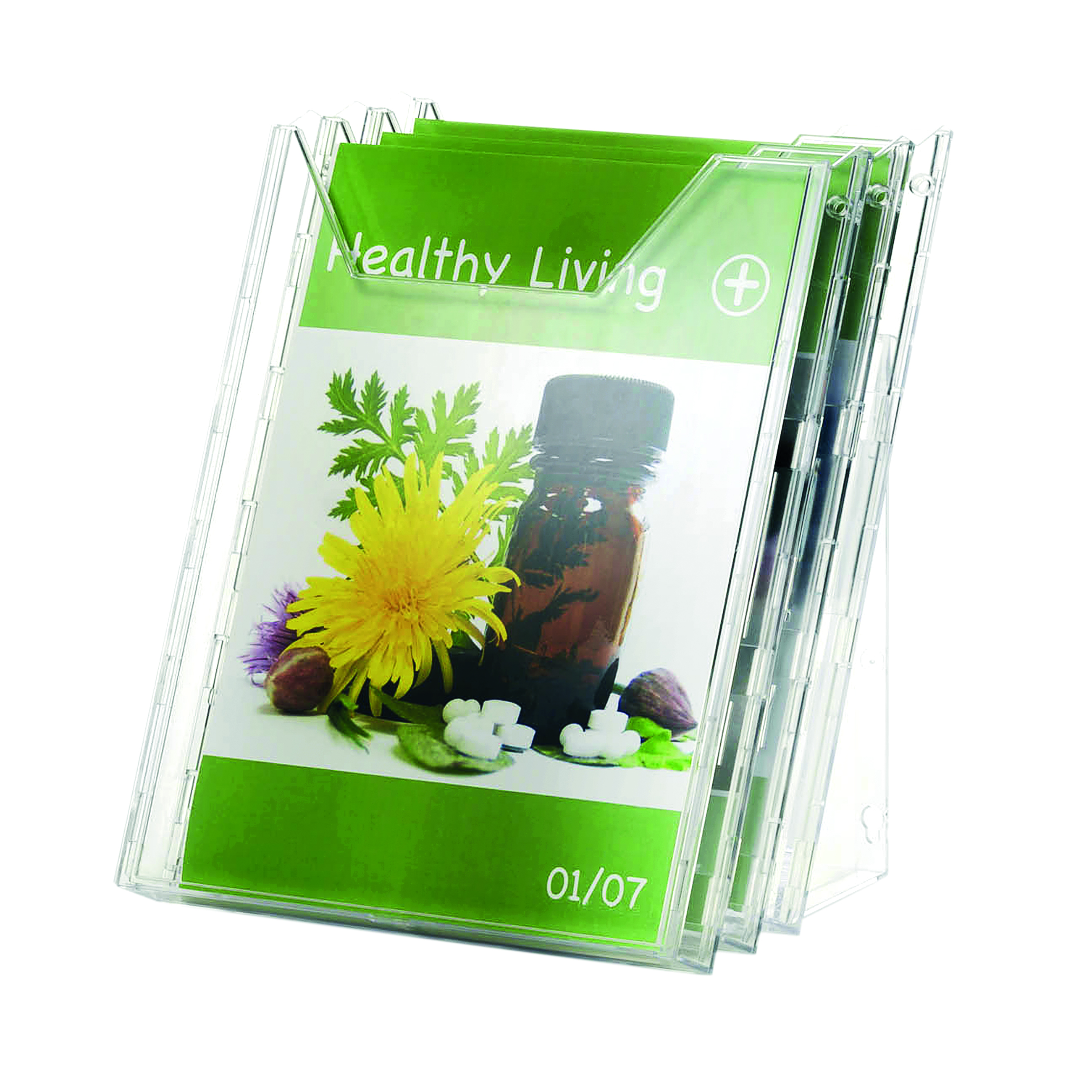 Durable+COMBIBOXX+Literature+Holder+A4+Portrait+Clear+8580%2F19