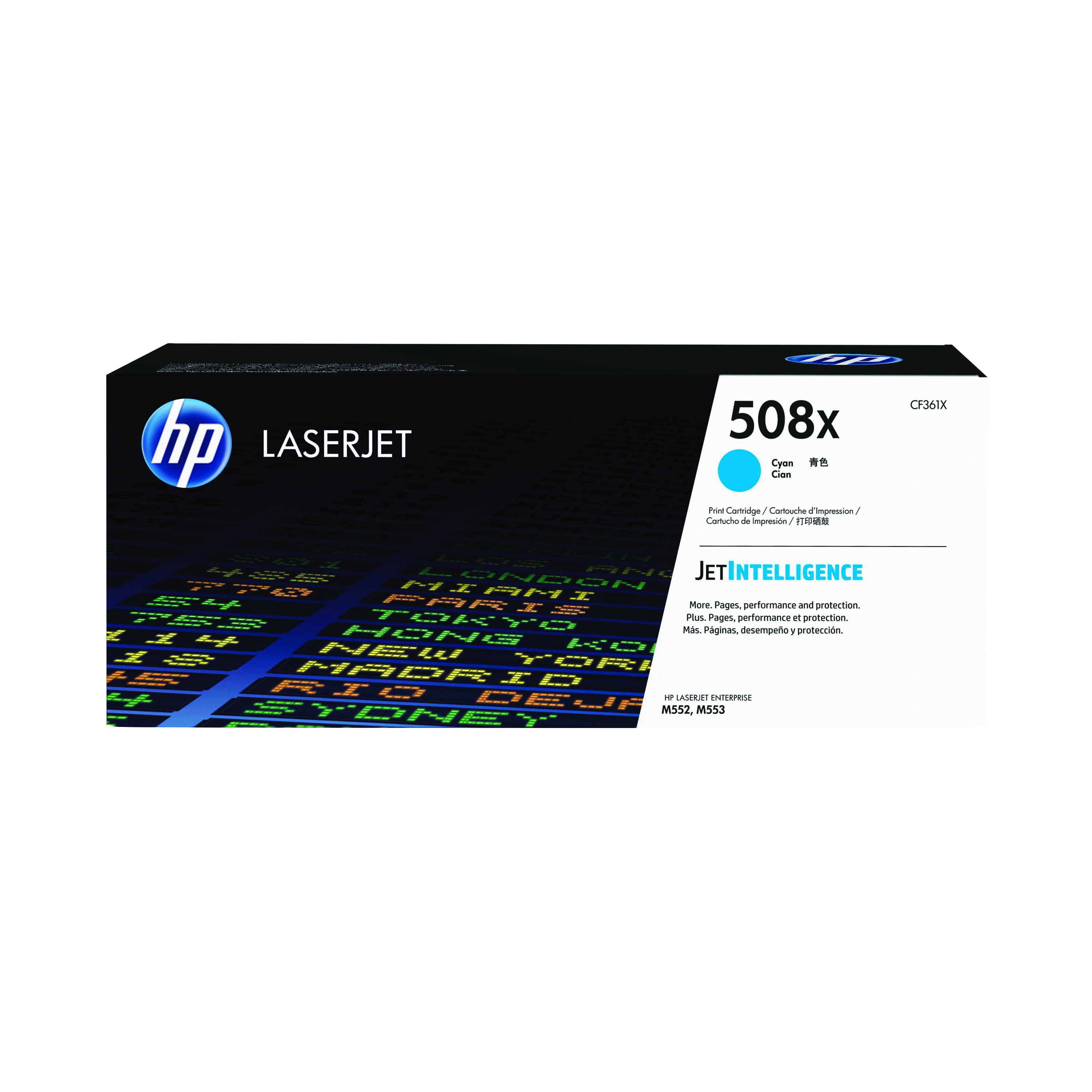 HP+508X+Original+LaserJet+Toner+Cartridge+High+Yield+Cyan+CF361X