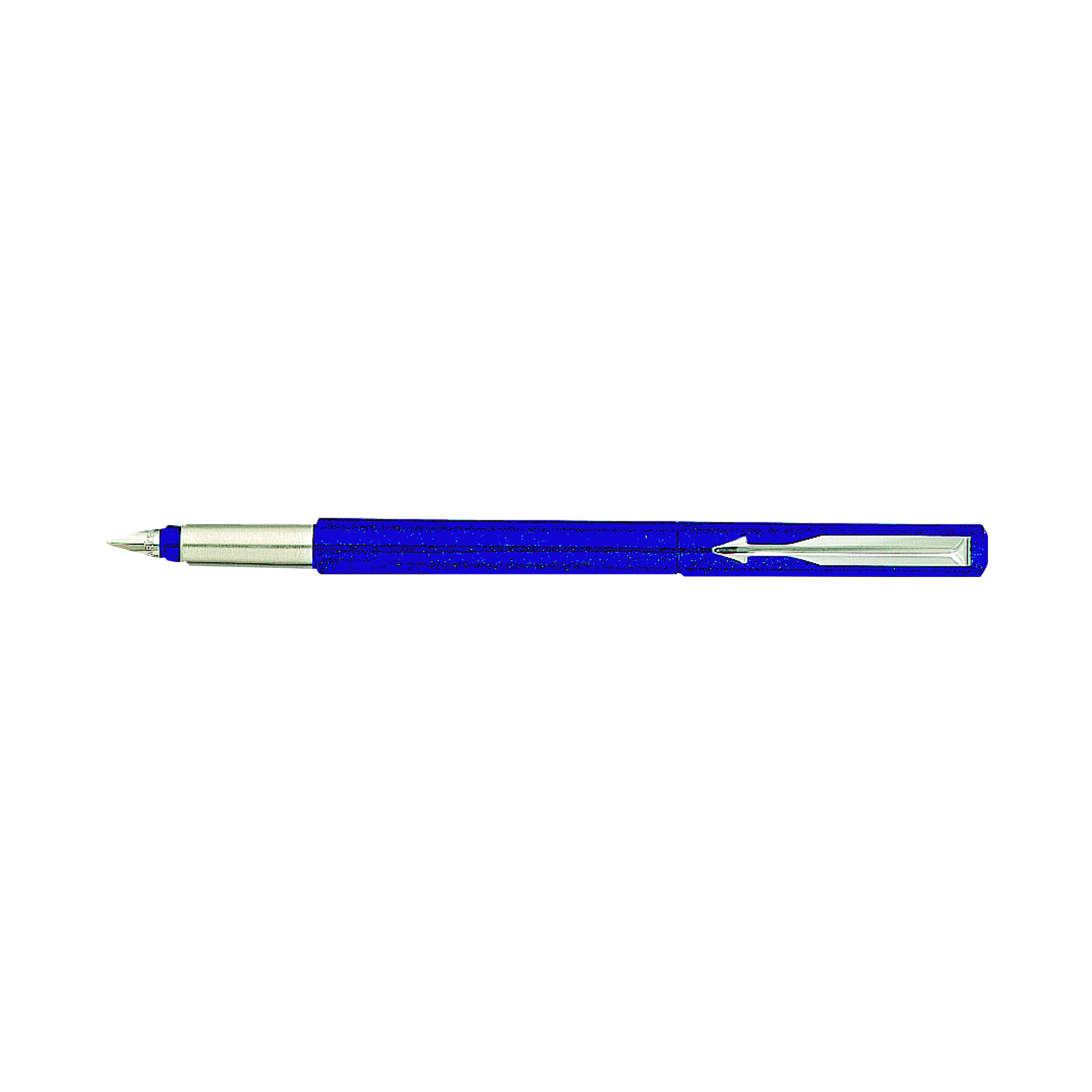 Parker+Vector+Fountain+Pen+Medium+Blue+with+Chrome+Trim+67507+S0881011