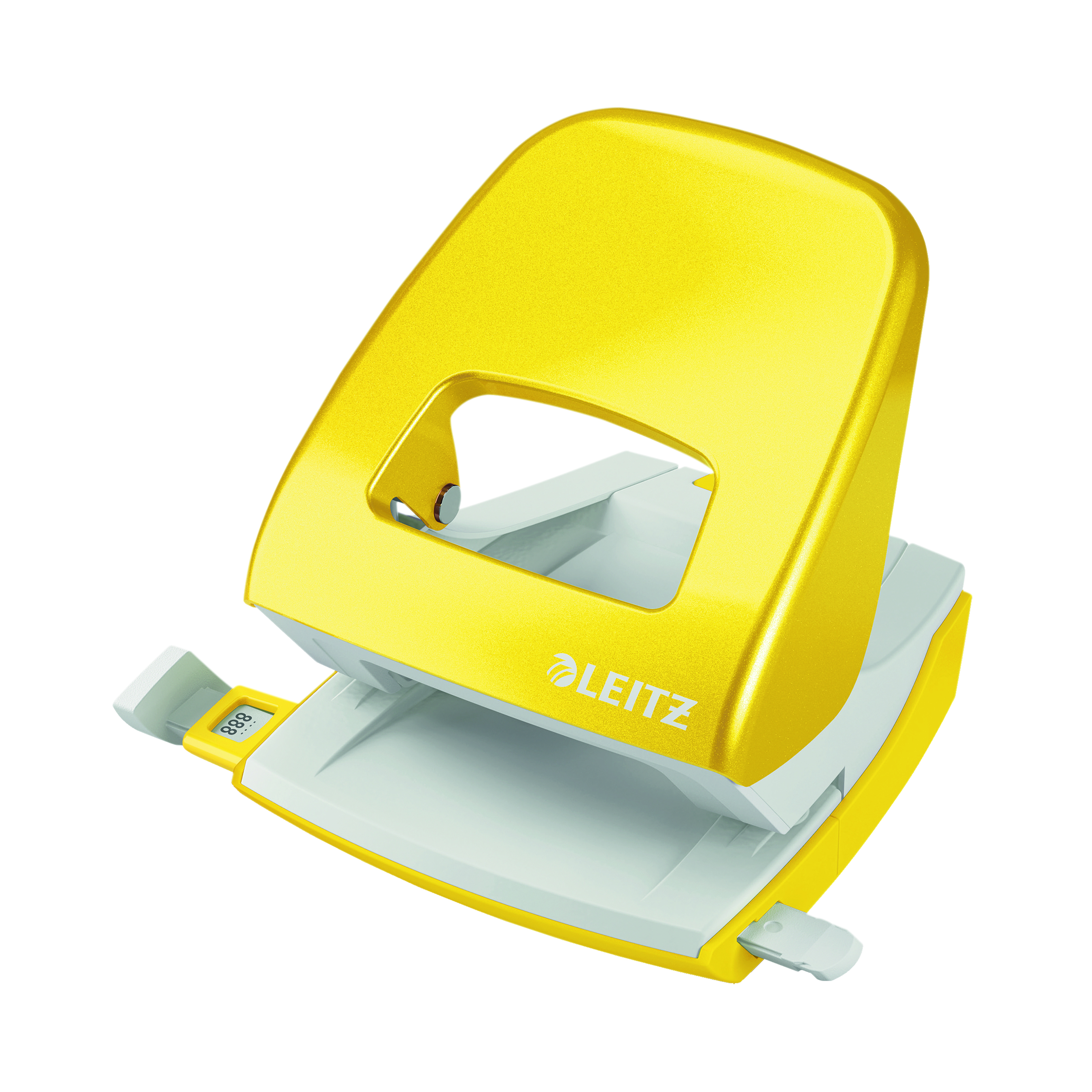 Leitz+NeXXt+WOW+Metal+Office+Hole+Punch+30+sheets+Yellow+50081016