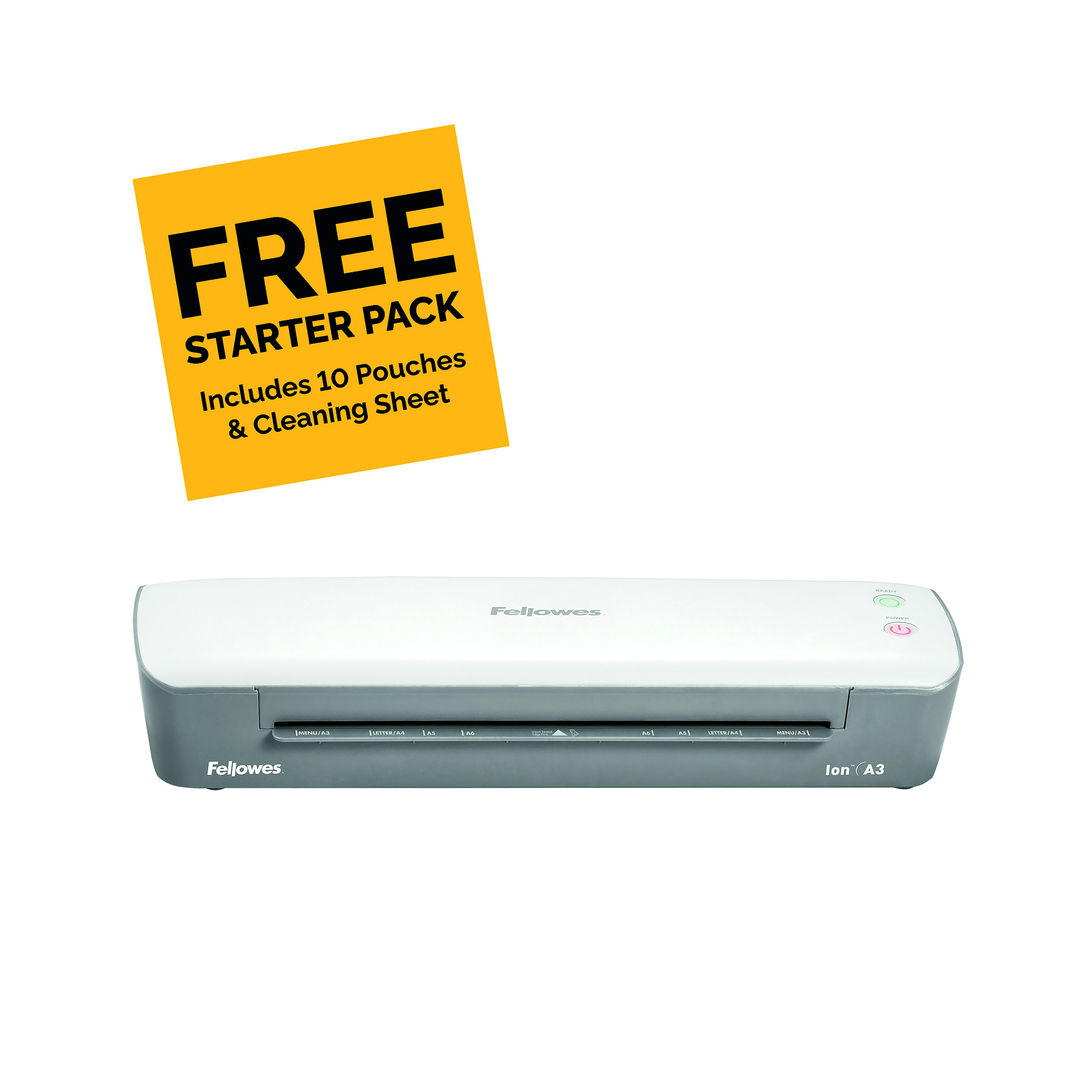 Fellowes+Ion+Laminator+A3+White%2FGrey+4560601
