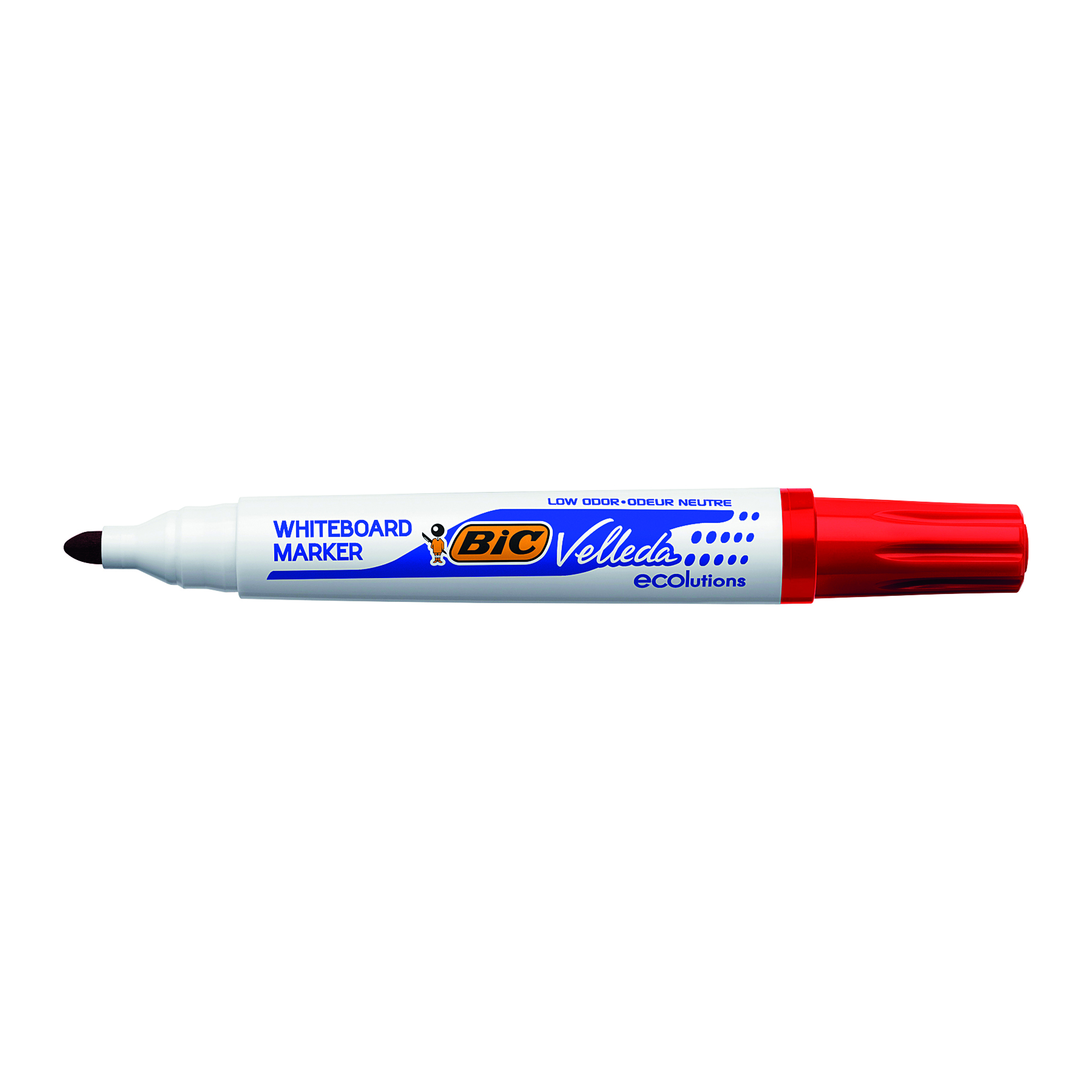 Bic+Velleda+1701+Drywipe+Marker+Bullet+Tip+Red+%28Pack+of+12%29+1199170103