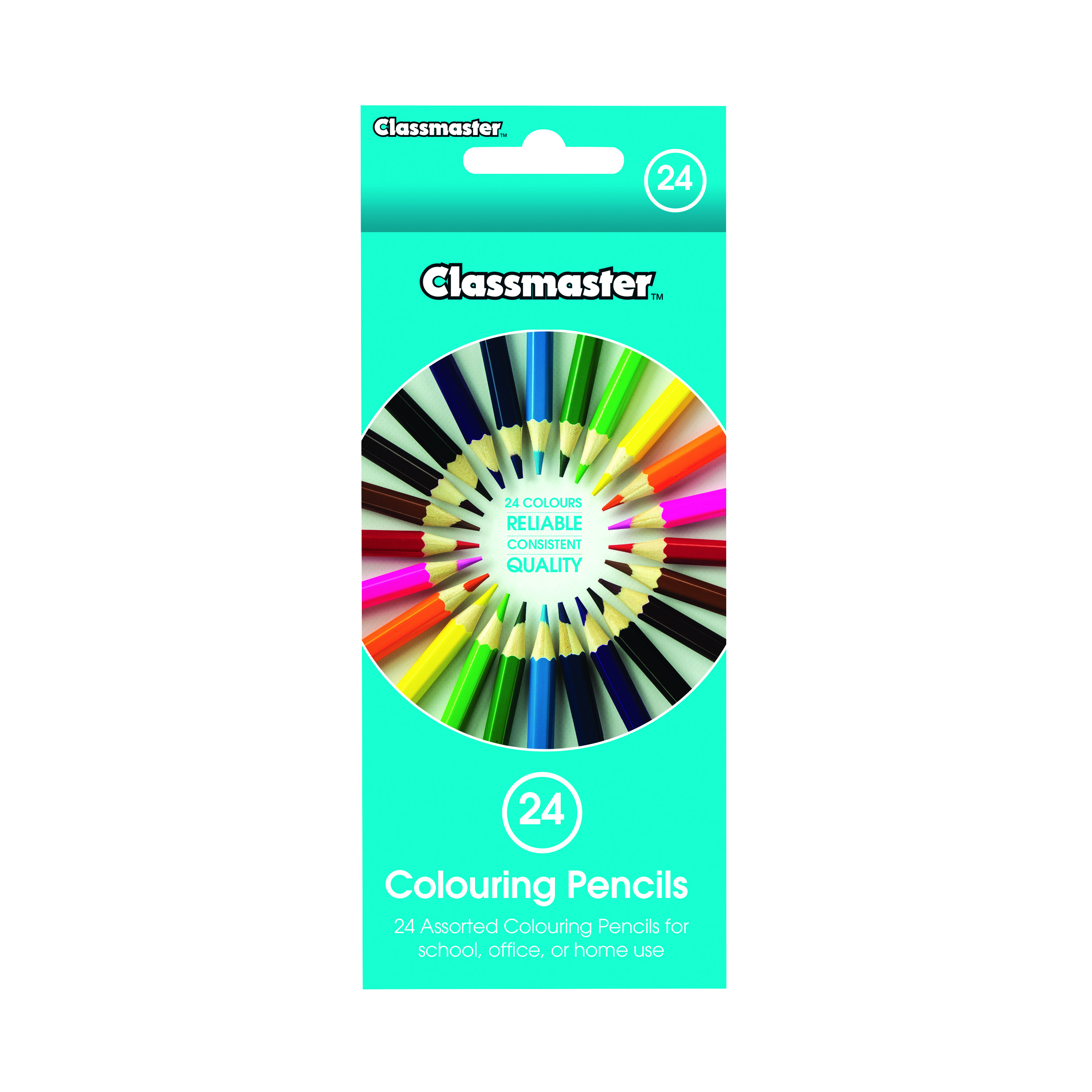 Classmaster+Colouring+Pencils+Assorted+%28Pack+of+24%29+CPW24