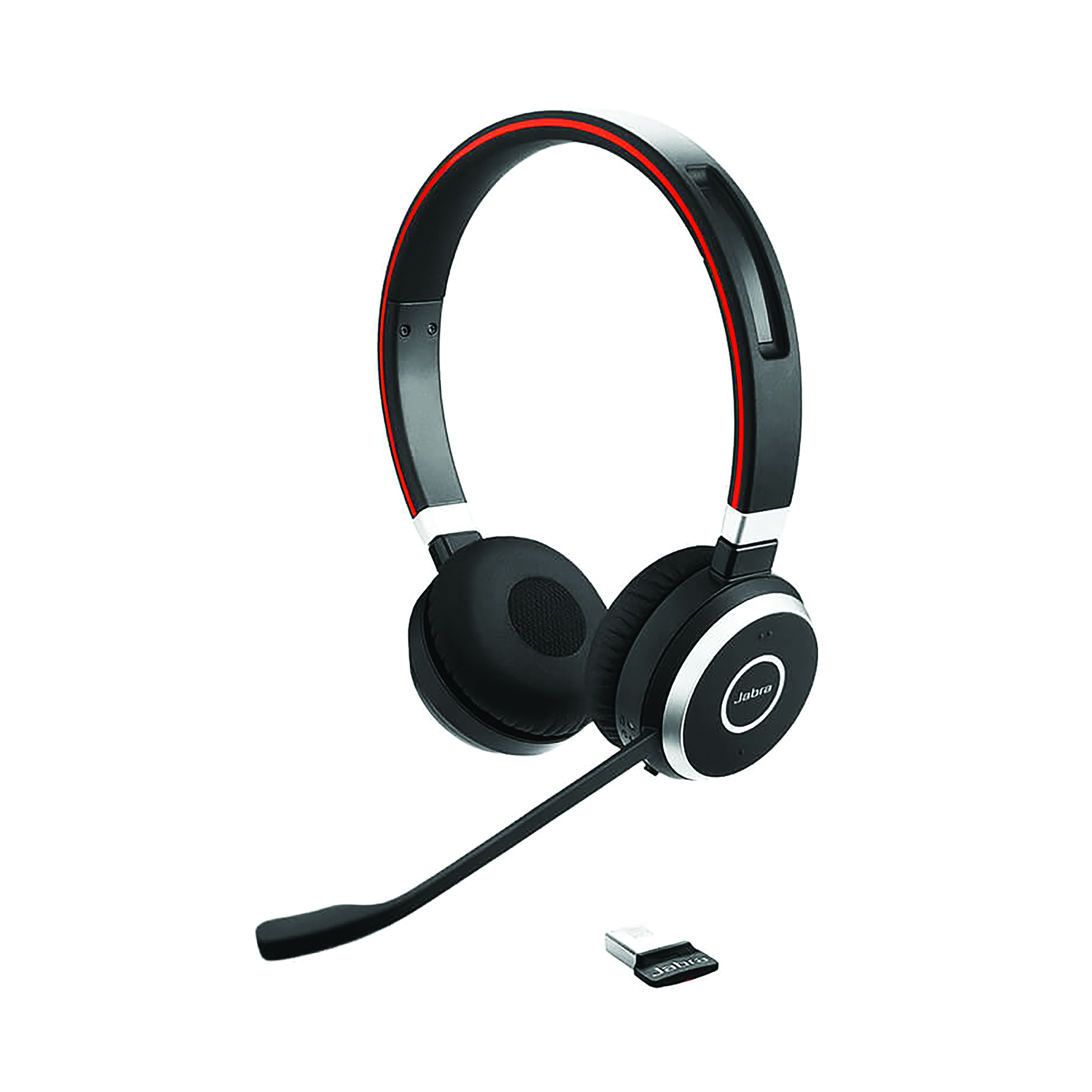 Jabra+Evolve+65+SE+MS+Stereo+Wireless+Headset+Link+380+USB-A+Bluetooth+Adapter+6599-833-309